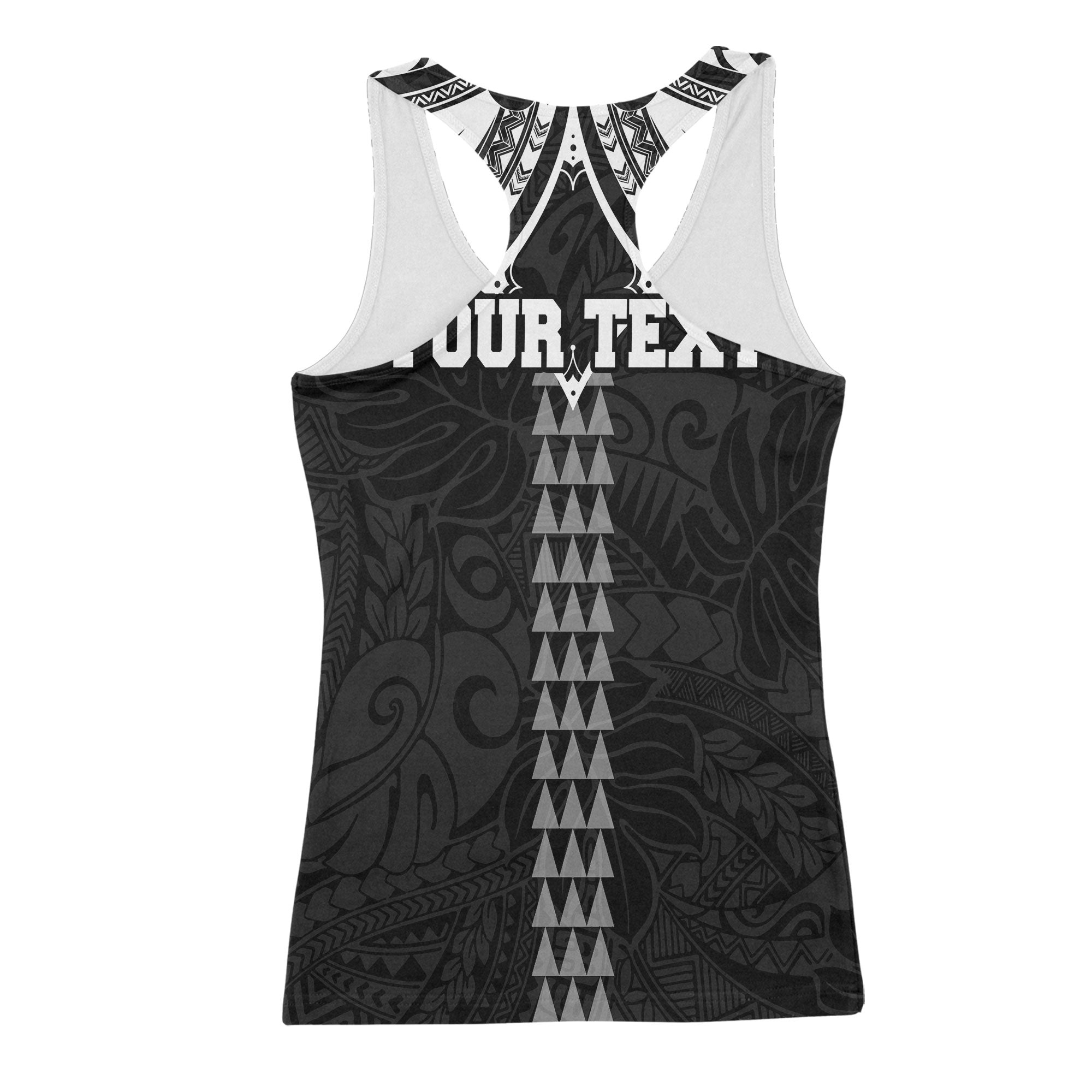 Custom Hawaii Ikaika Warrior Racerback Tank Polynesian Tattoo Style