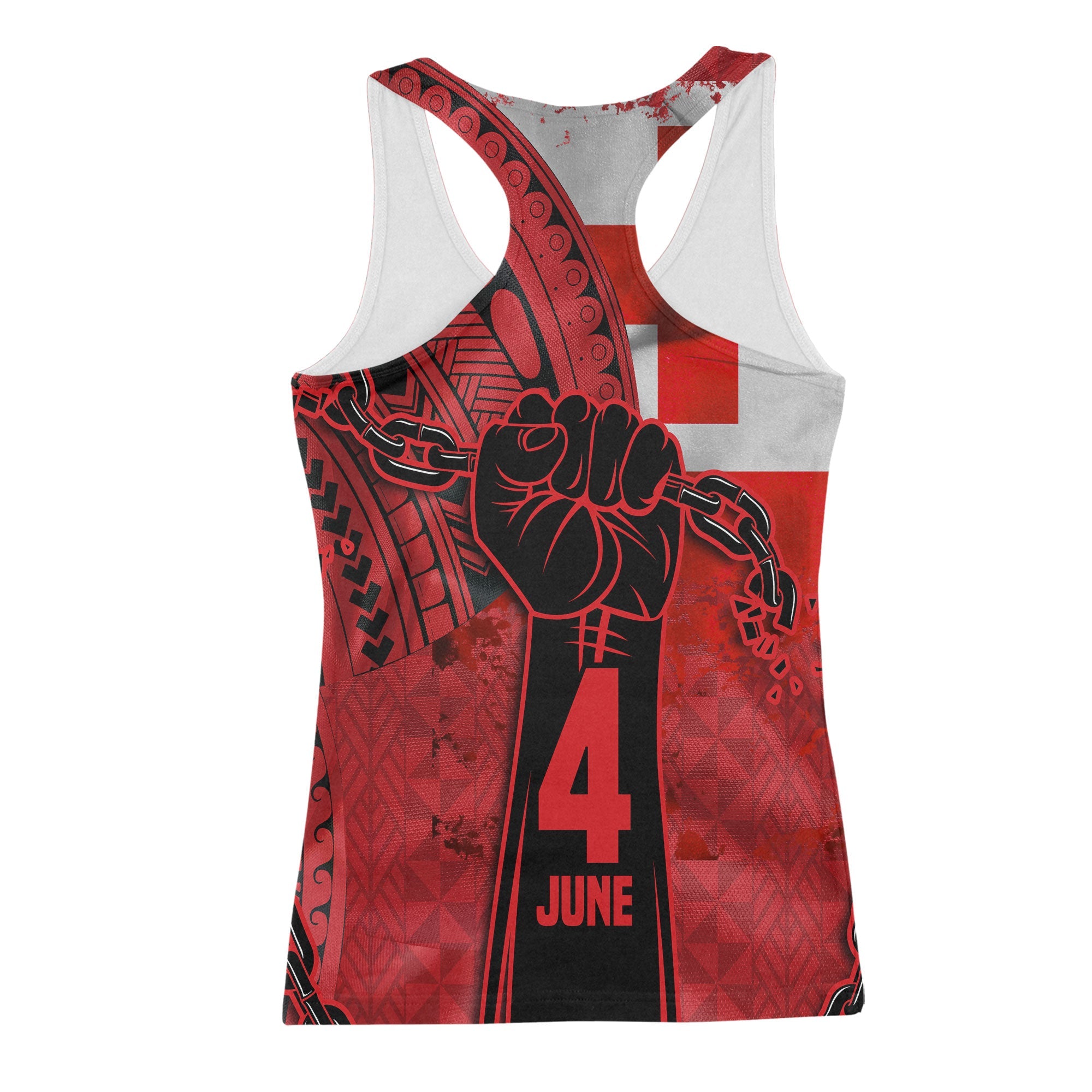 Tonga Independence Emancipation Day Racerback Tank