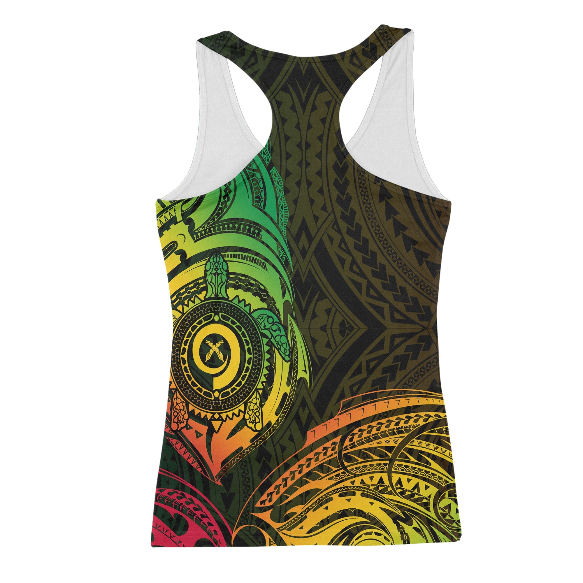 Vanuatu Racerback Tank Polynesian Reggae Style