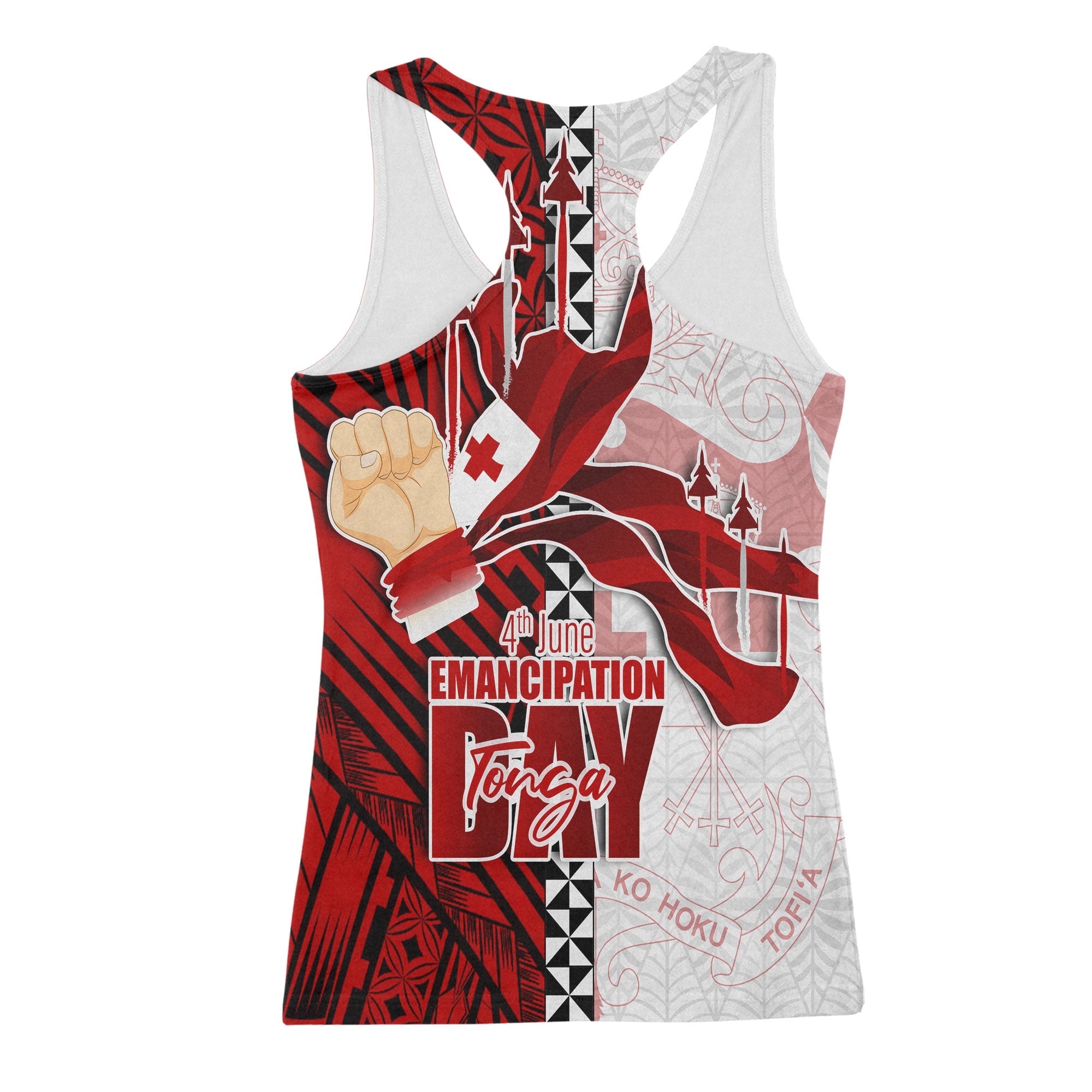 Tonga National Emancipation Day Racerback Tank