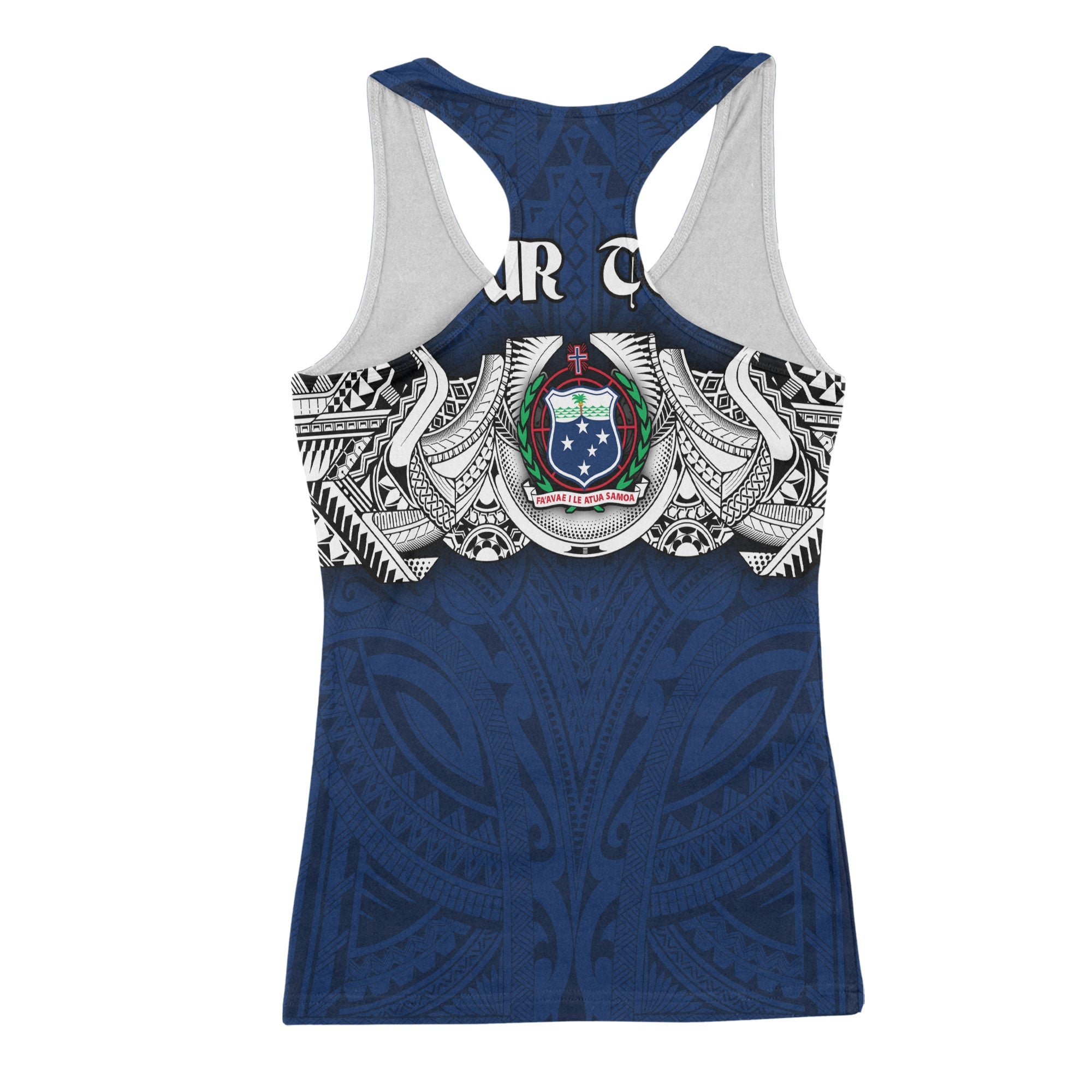 Custom Samoa Warrior Racerback Tank