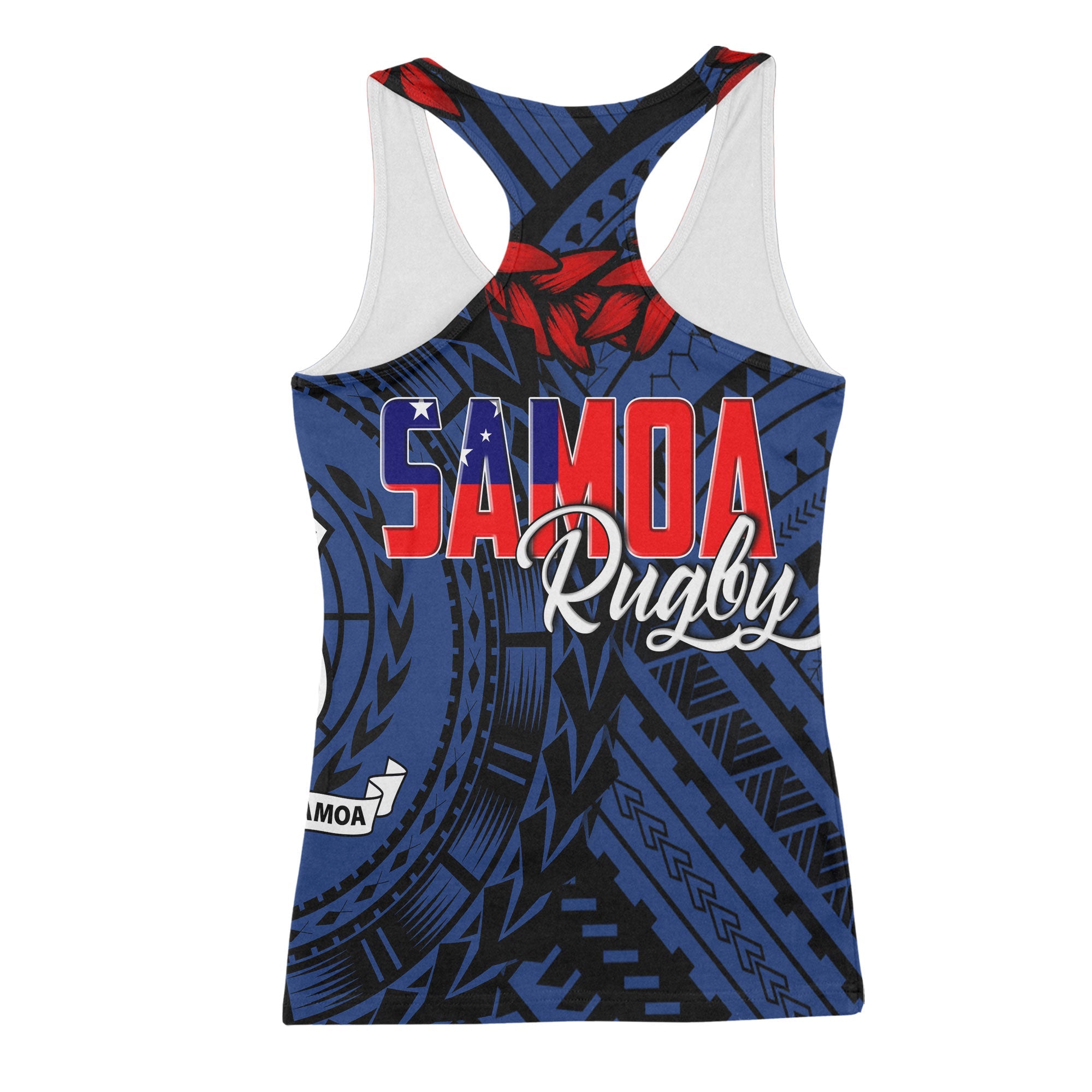 Samoa TOA Rugby Racerback Tank Ulafala Style