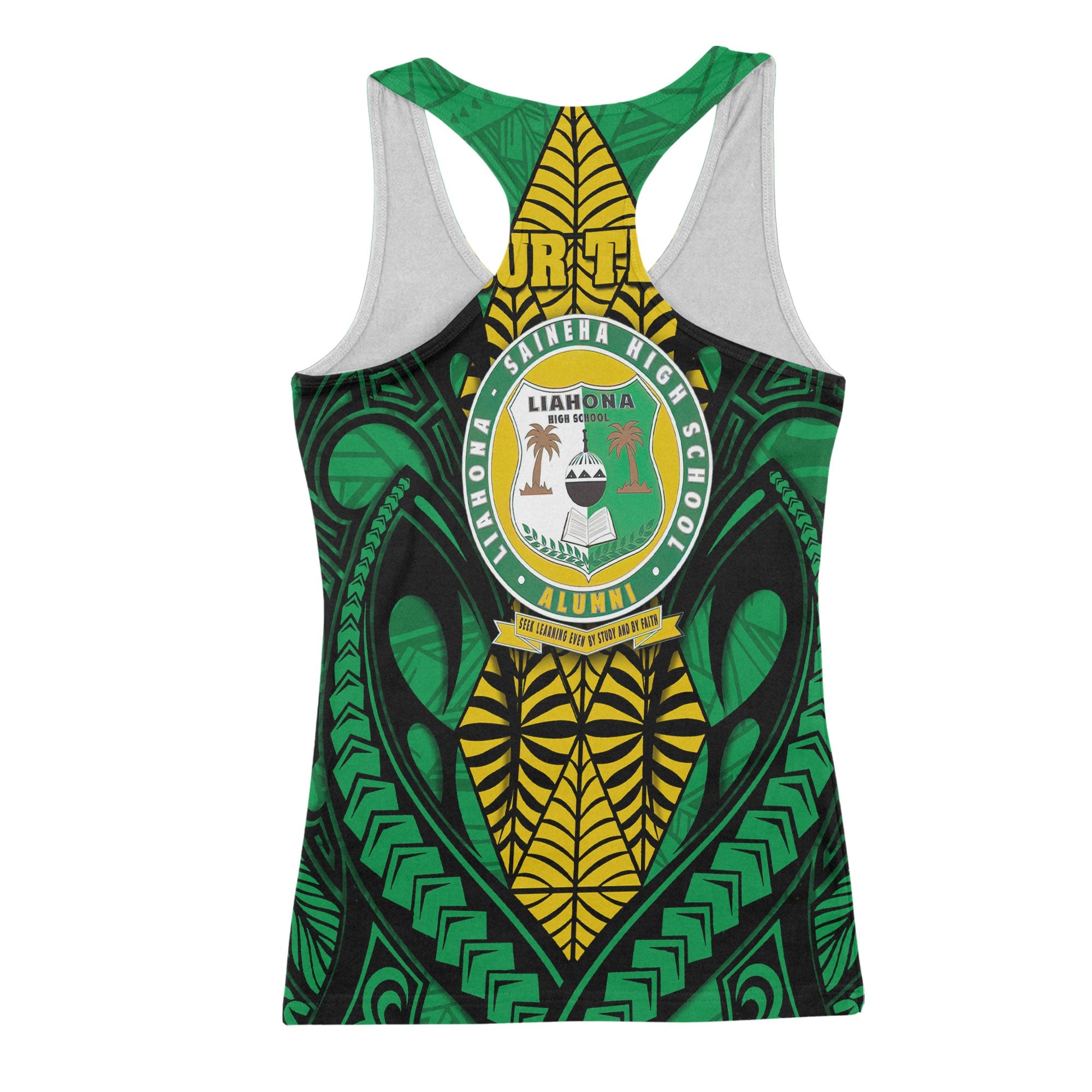 Custom Tonga Liahona High School Racerback Tank