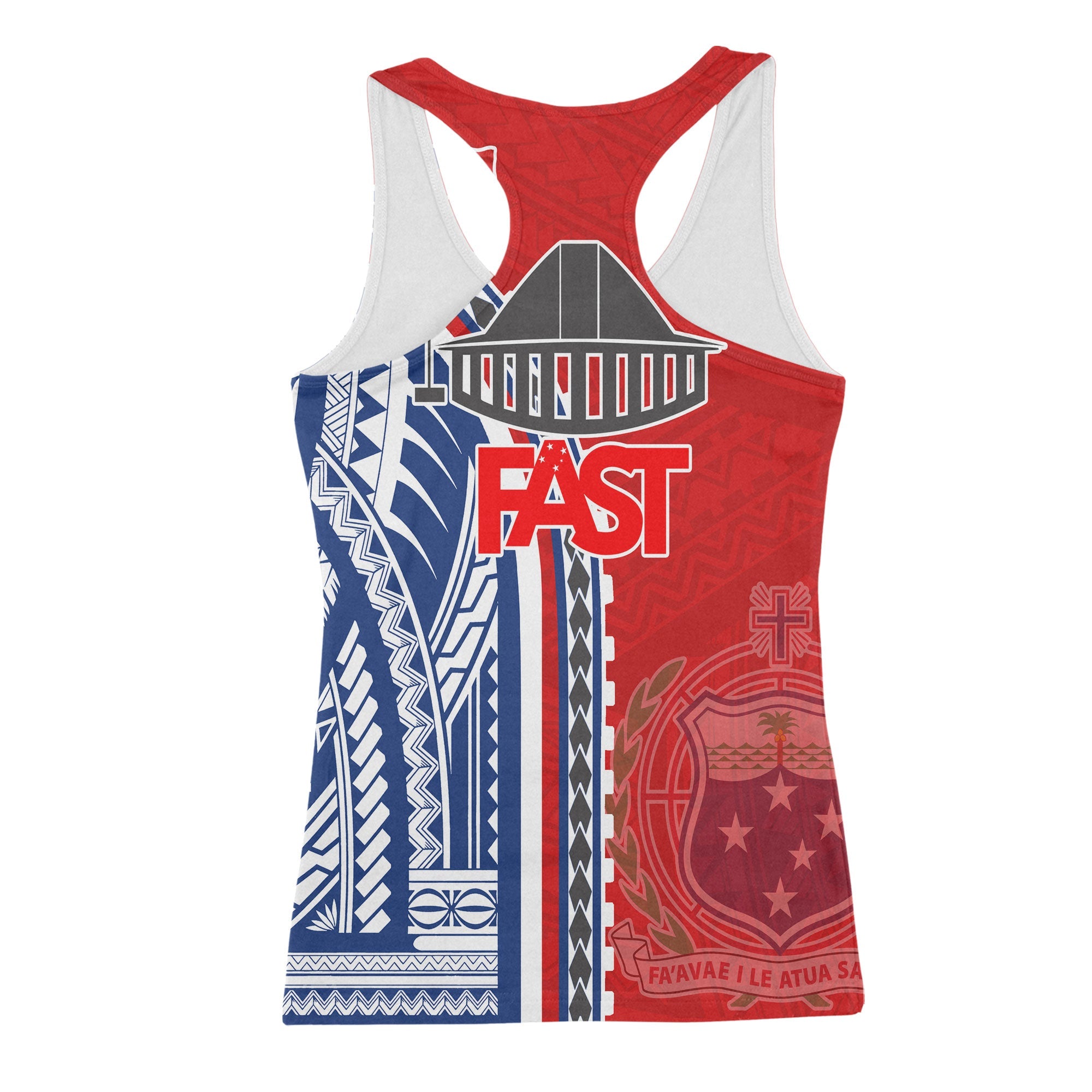 FAST Samoa United in Faith Racerback Tank