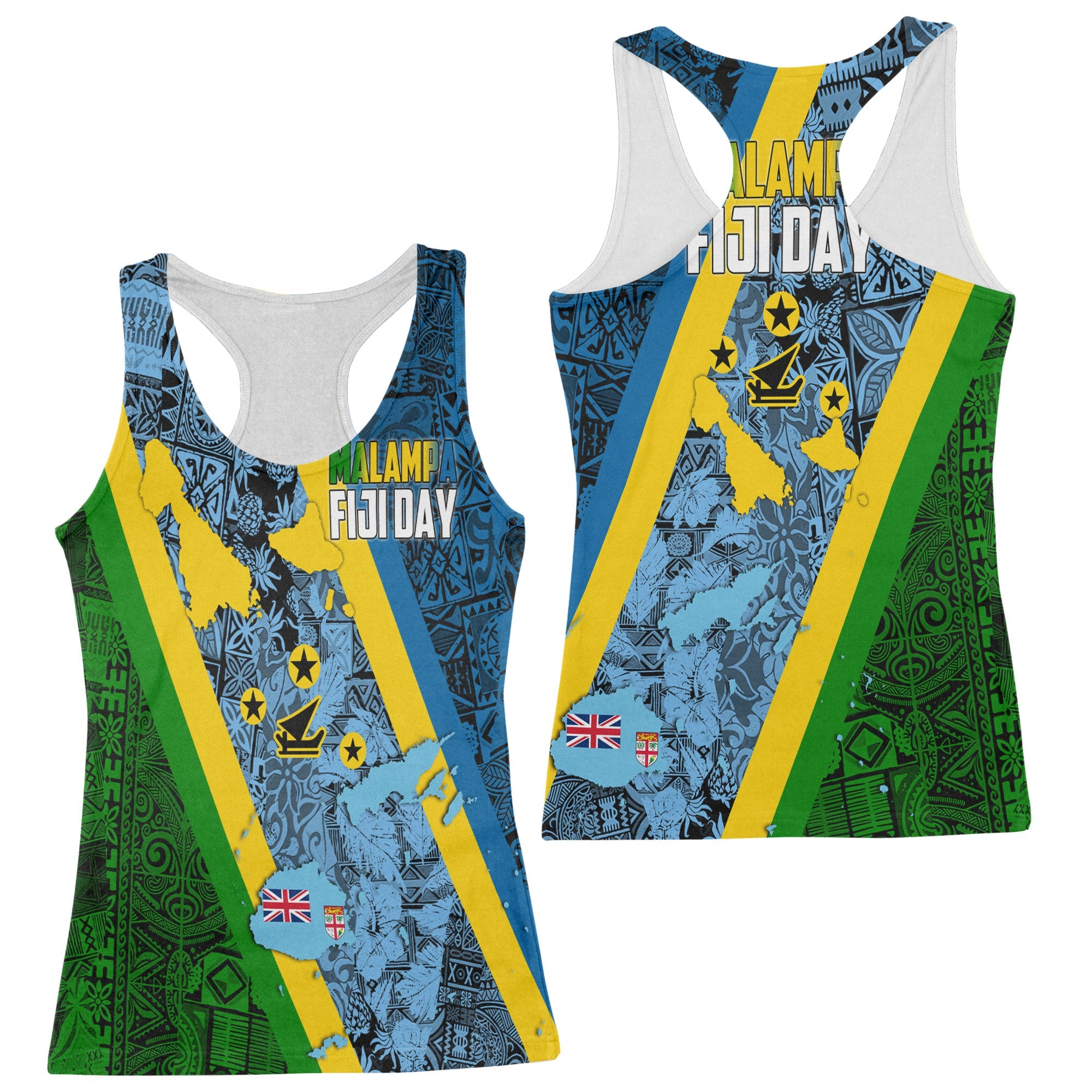 Malampa Fiji Day Racerback Tank