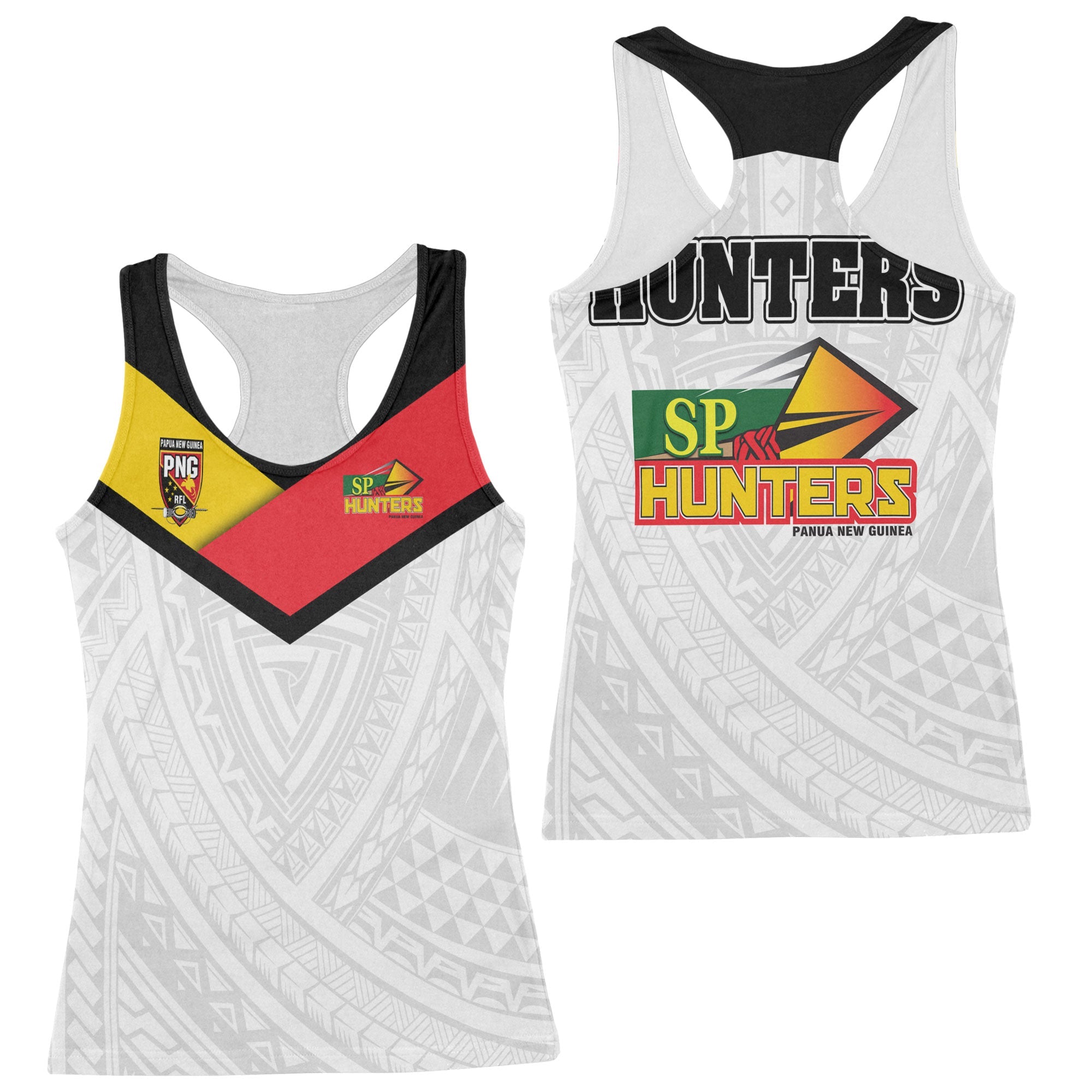 Papua New Guinea Rugby Hunters Racerback Tank