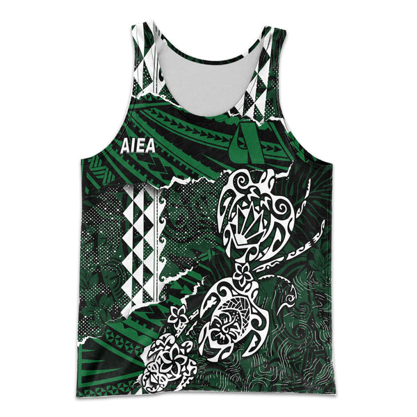 Hawaii Aiea High School Custom Men Tank Top Polynesian Turtle Style