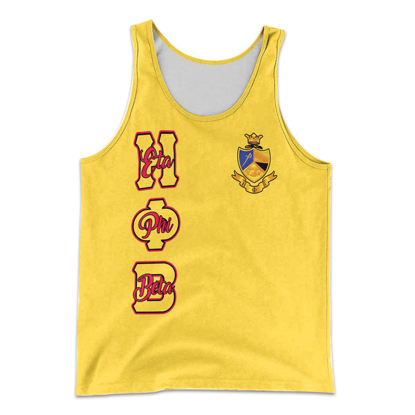 Sorority Tank Top - Personalized Eta Phi Beta Men Tank Top Original Yellow Style