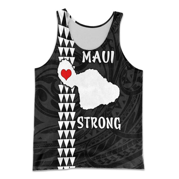 Pray For Hawaii Men Tank Top Polynesian Maui Be Strong - LH1