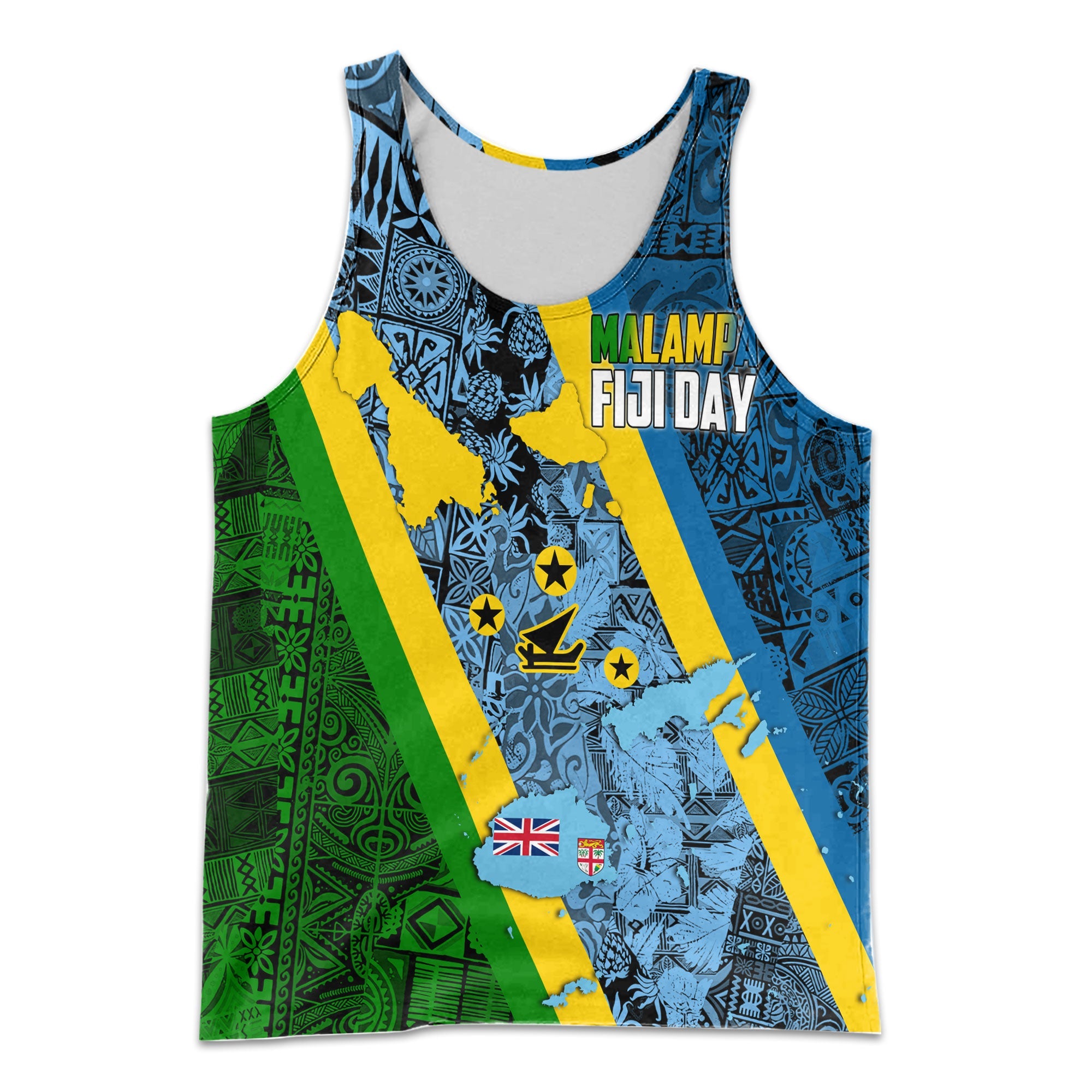 Malampa Fiji Day Men Tank Top