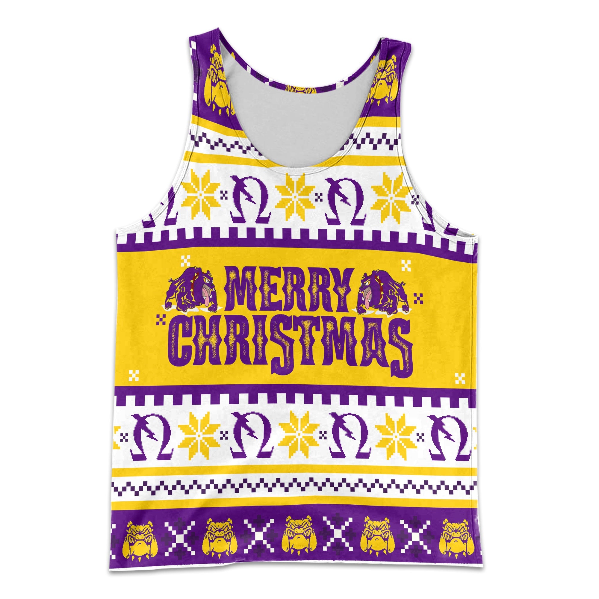 Fraternity Tank Top - OPP Christmas Bulldog Men Tank Top