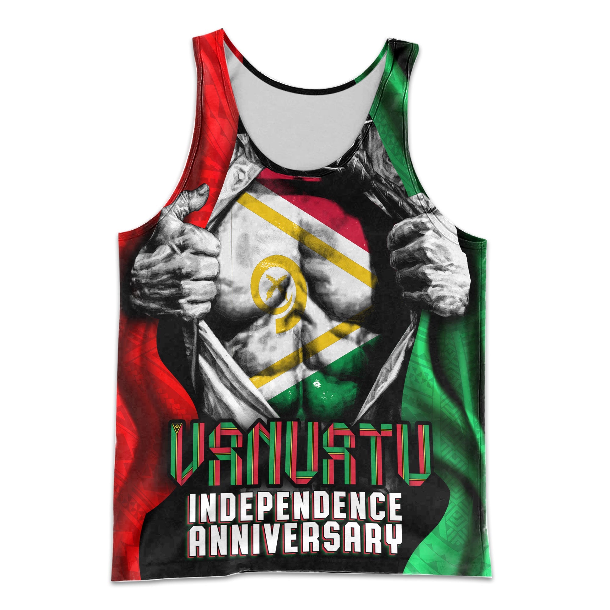 Vanuatu In Me Independence Day Men Tank Top 43rd Anniversary Style