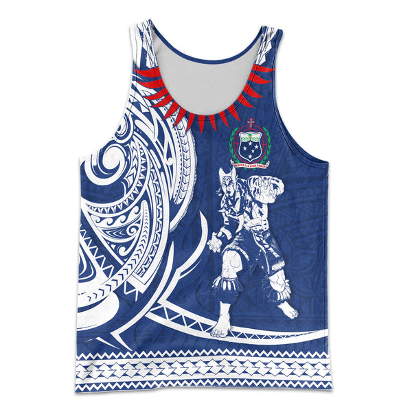 Custom Samoa Men Tank Top Warrior Ula Nifo Style