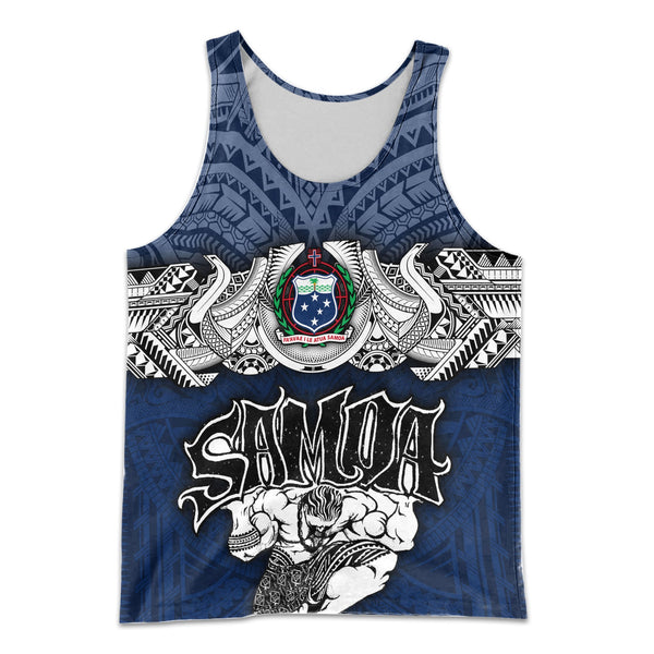 Custom Samoa Warrior Men Tank Top