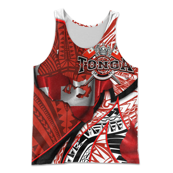 Tonga In My Heart Royal Coat Of Arms Men Tank Top