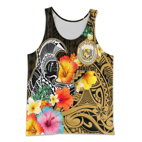 Hawaii Day King Kamehameha Men Tank Top