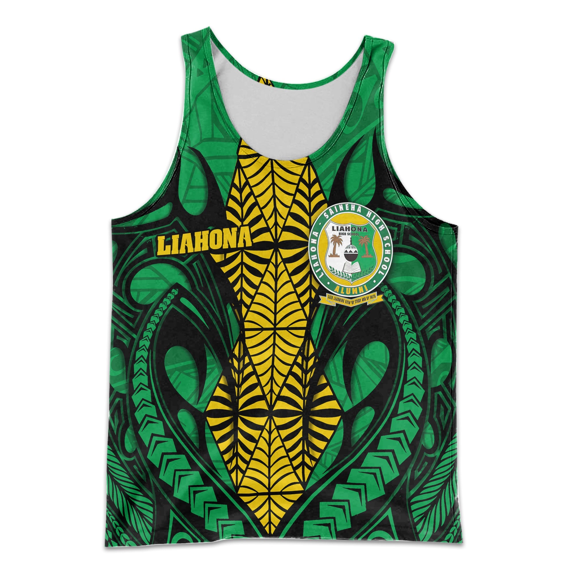 Custom Tonga Liahona High School Men Tank Top