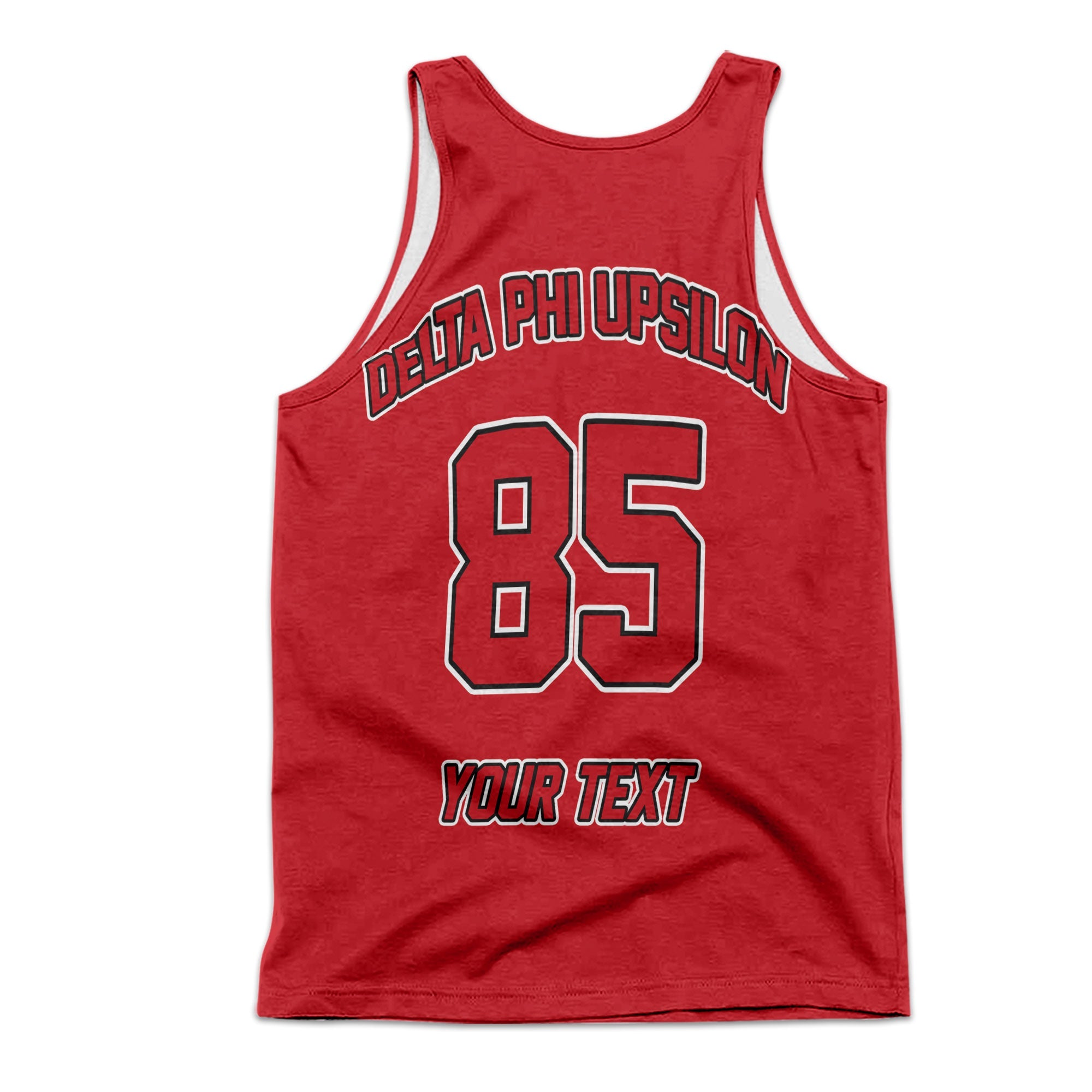 Fraternity Tank Top - Personalized Delta Phi Upsilon Men Tank Top Original Red Style