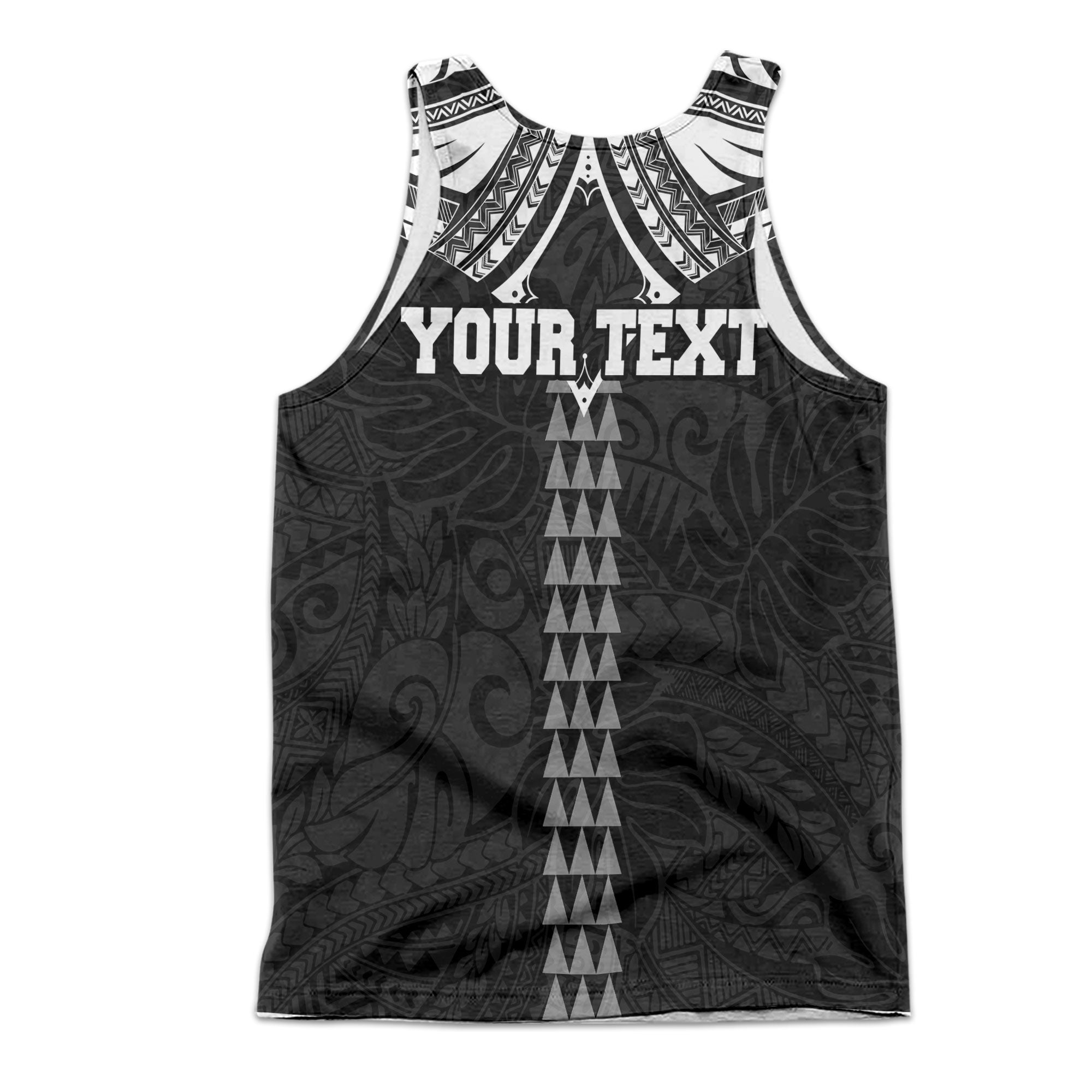 Custom Hawaii Ikaika Warrior Men Tank Top Polynesian Tattoo Style