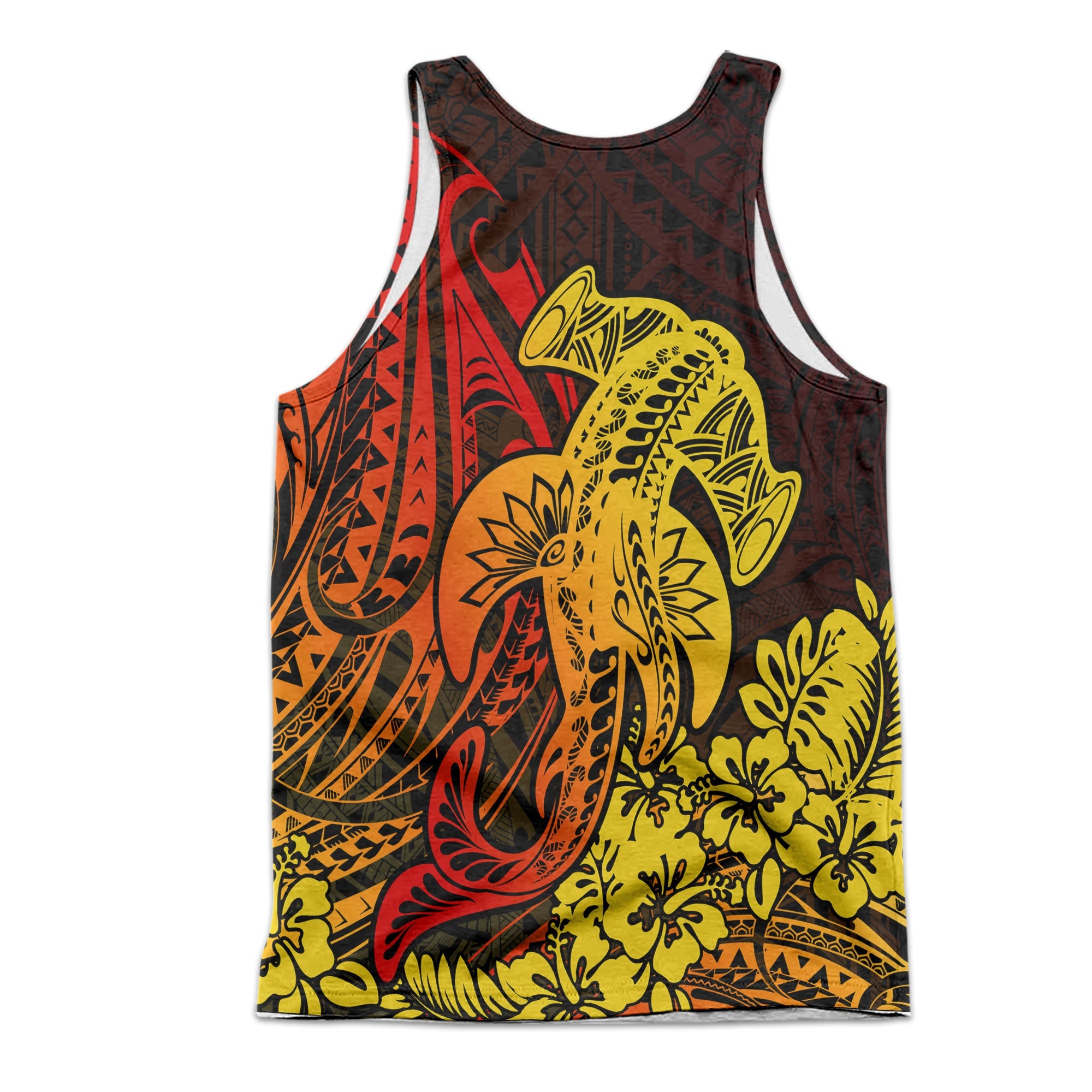 Hawaii Hammerhead Shark Men Tank Top Reggae Style