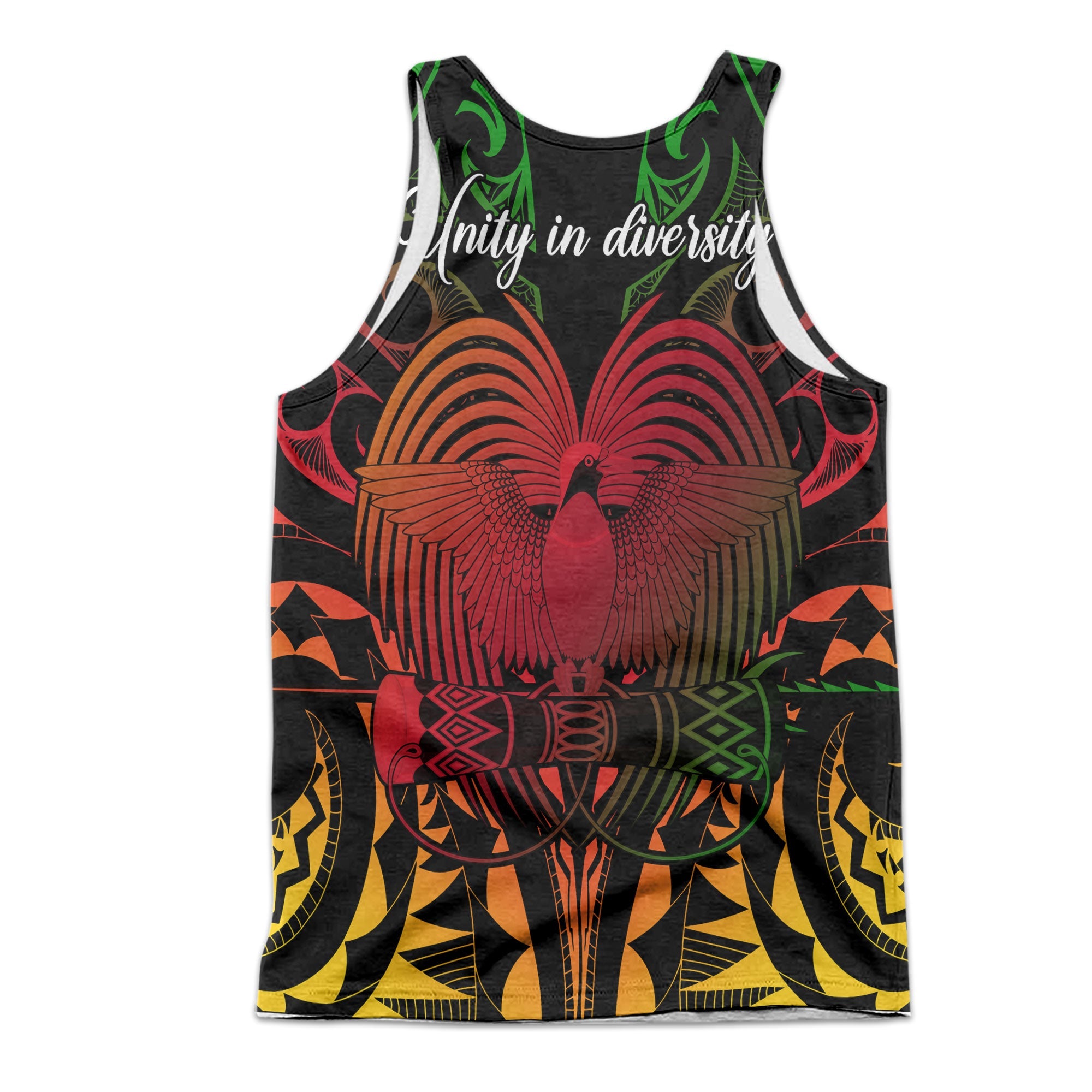 Papua New Guinea Men Tank Top Unity In Diversity Motto