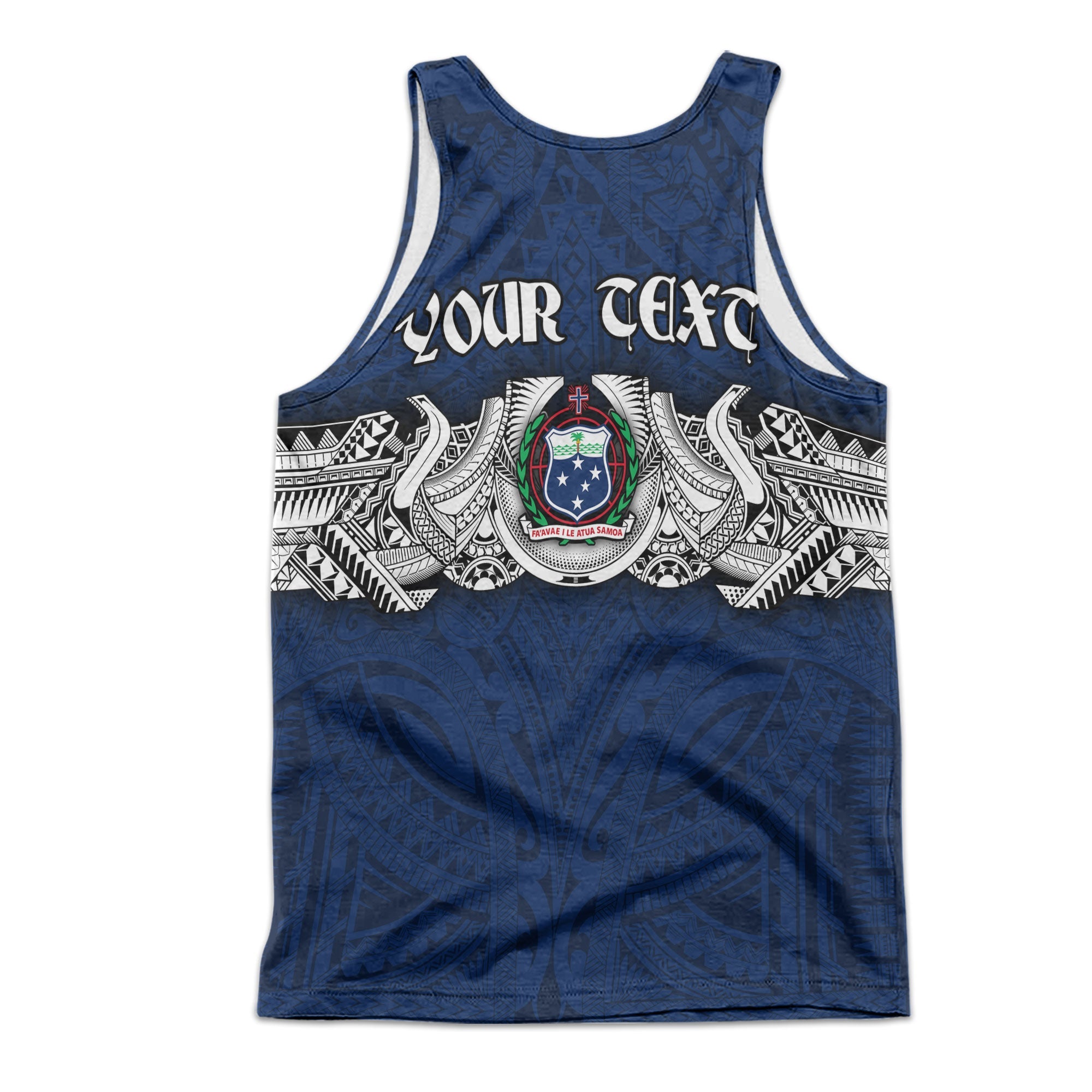 Custom Samoa Warrior Men Tank Top