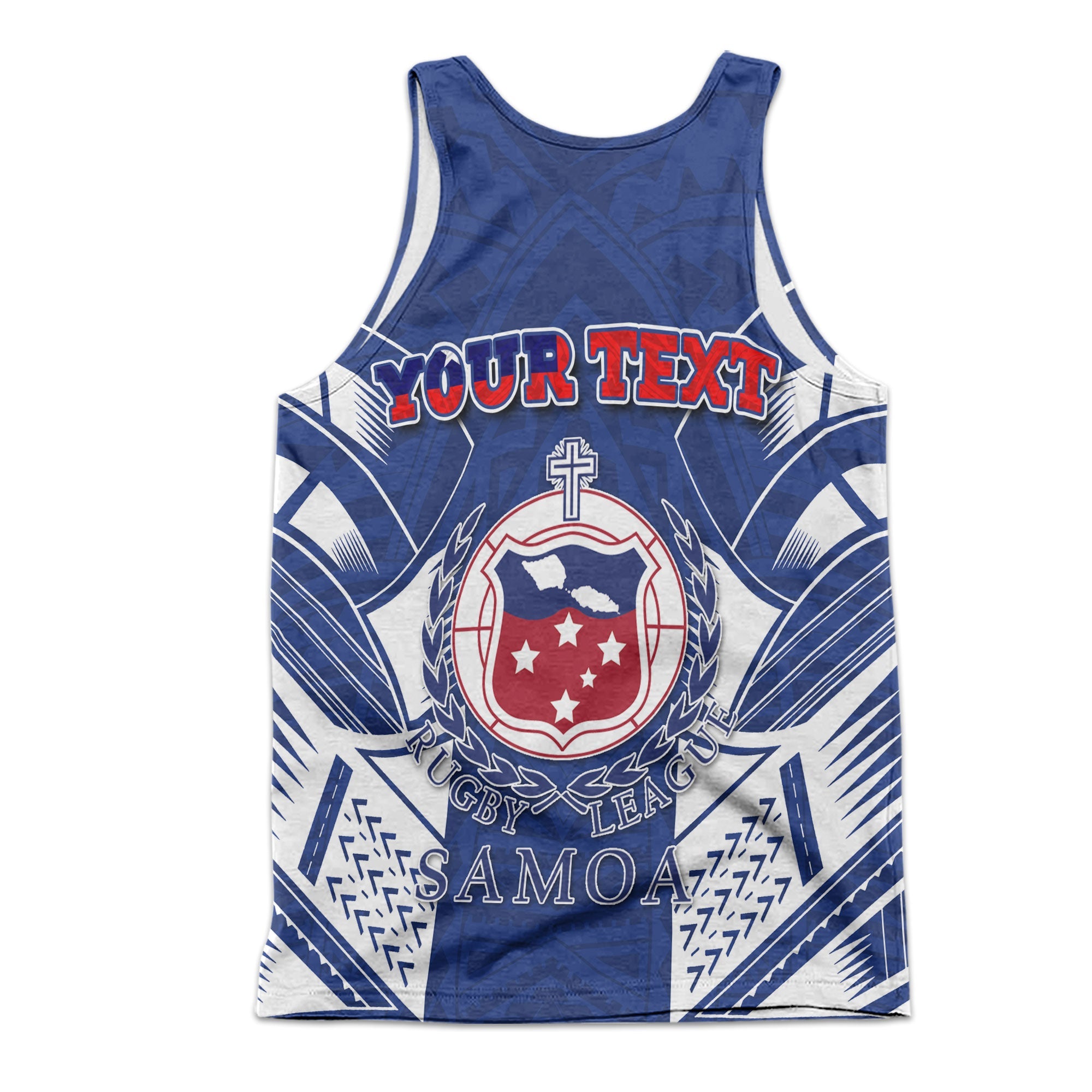 Custom TOA Samoa Rugby Men Tank Top