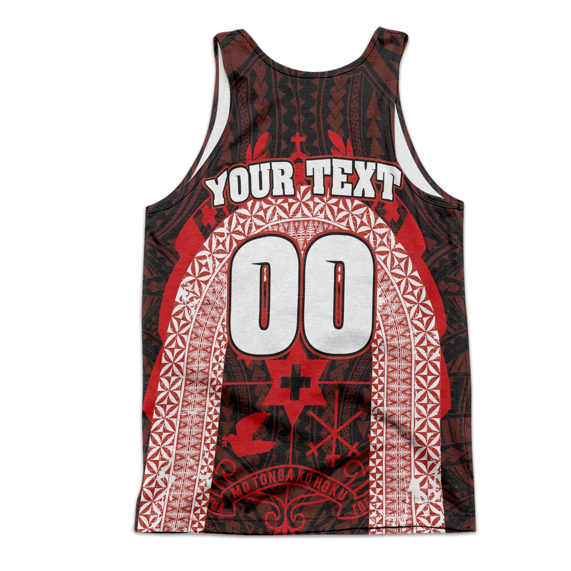 Custom Tonga Mate Ma'a Rugby League Men Tank Top