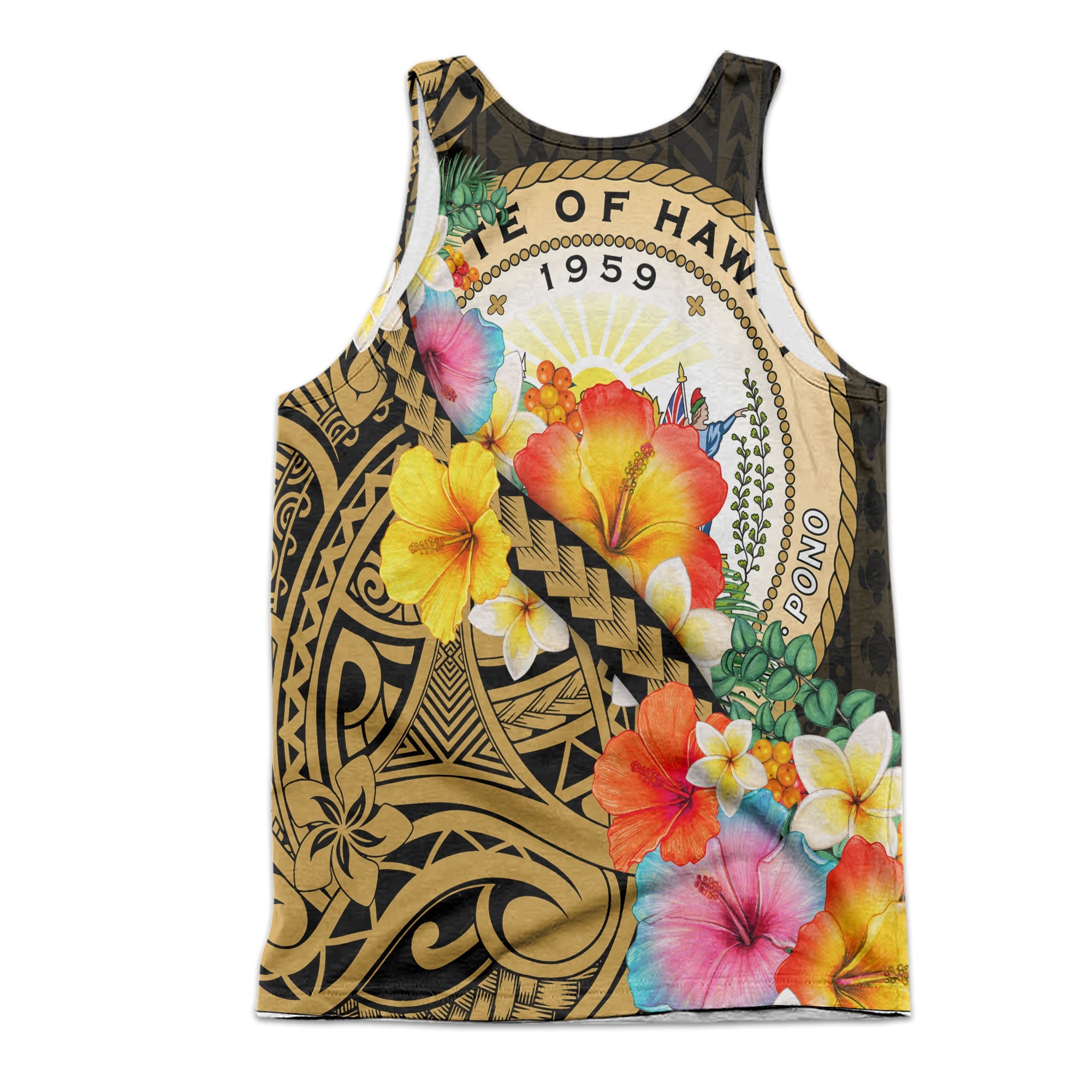 Hawaii Day King Kamehameha Men Tank Top