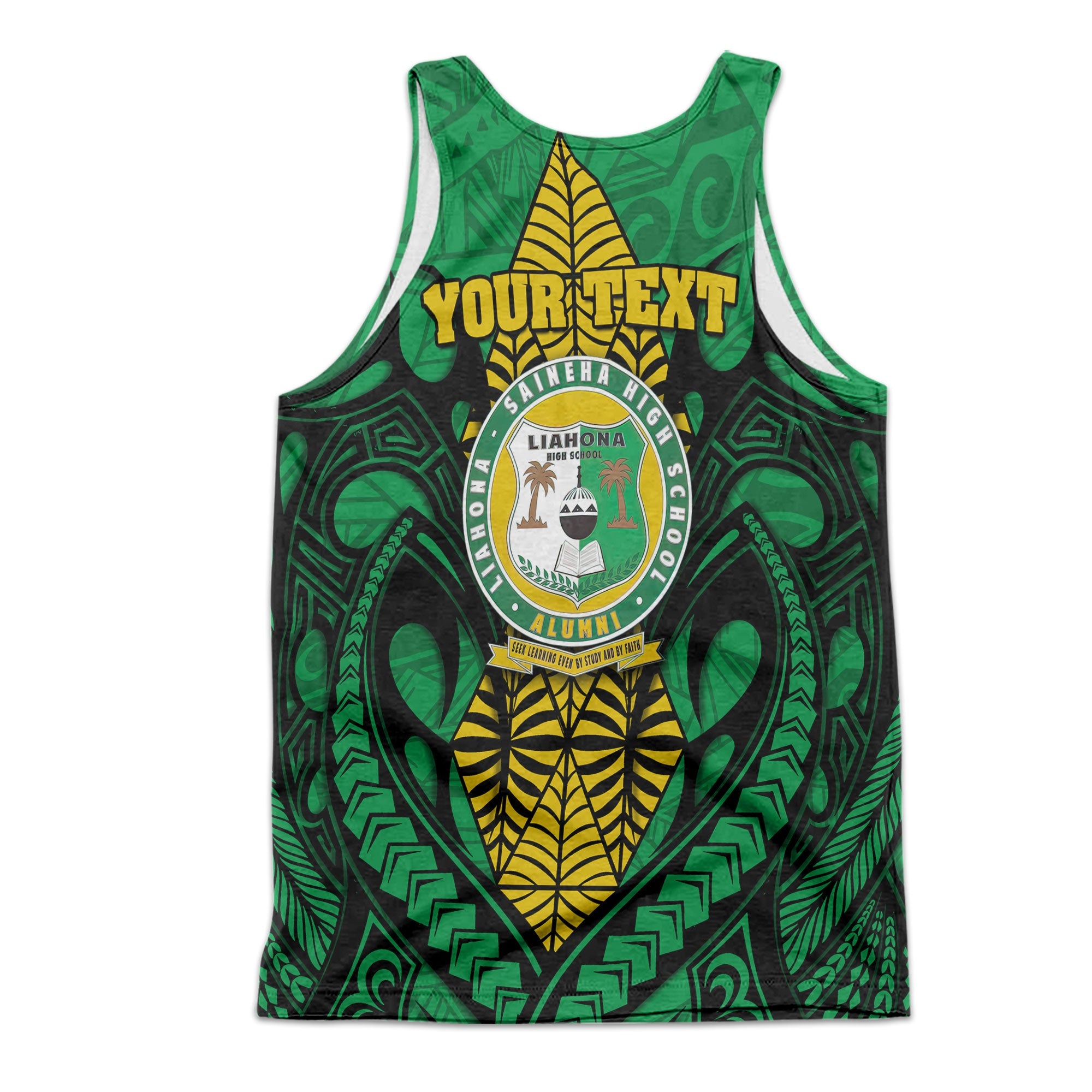 Custom Tonga Liahona High School Men Tank Top