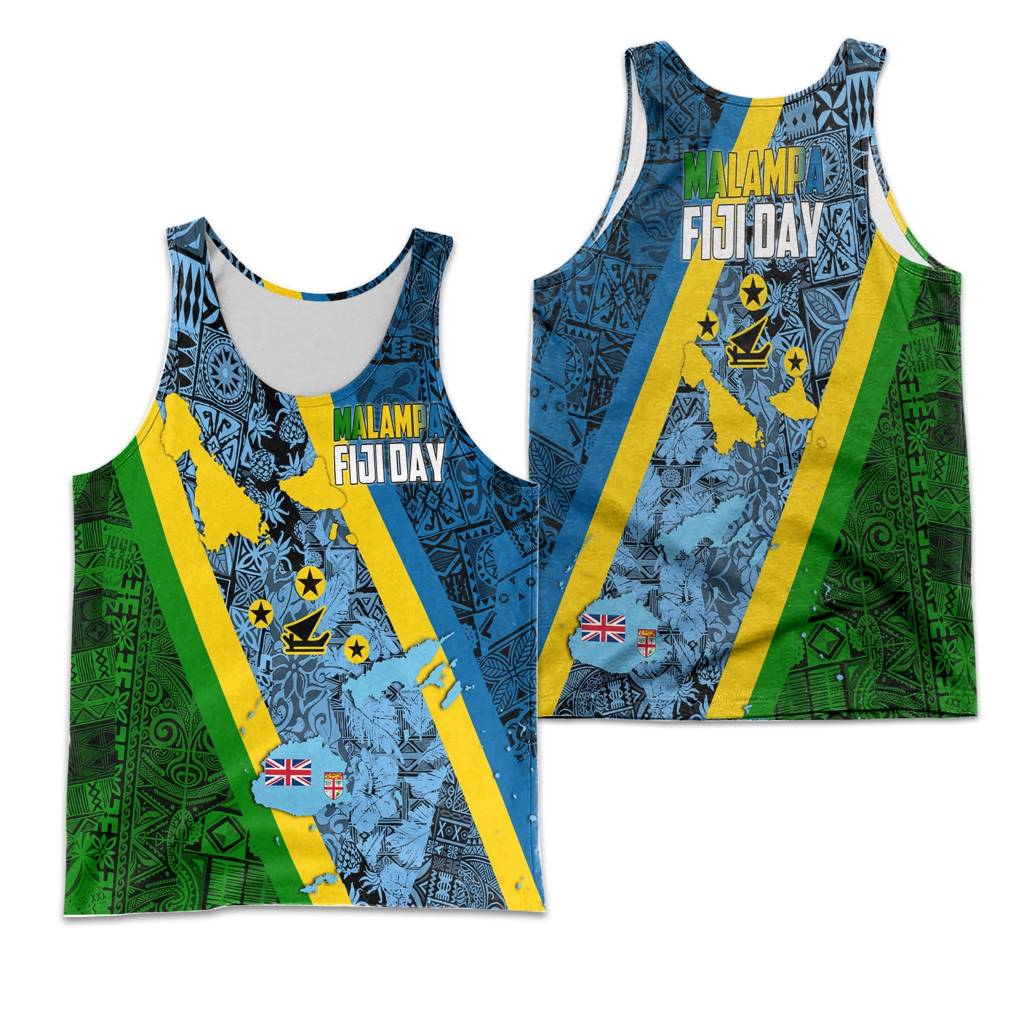 Malampa Fiji Day Men Tank Top