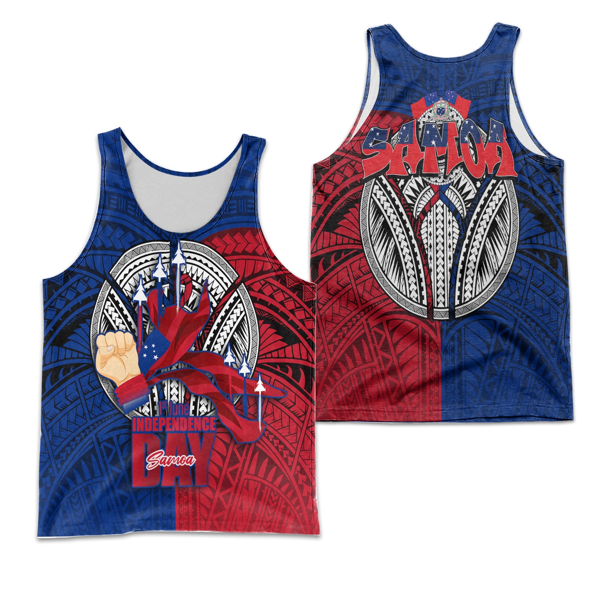 Samoa Independence Day 1st June Men Tank Top