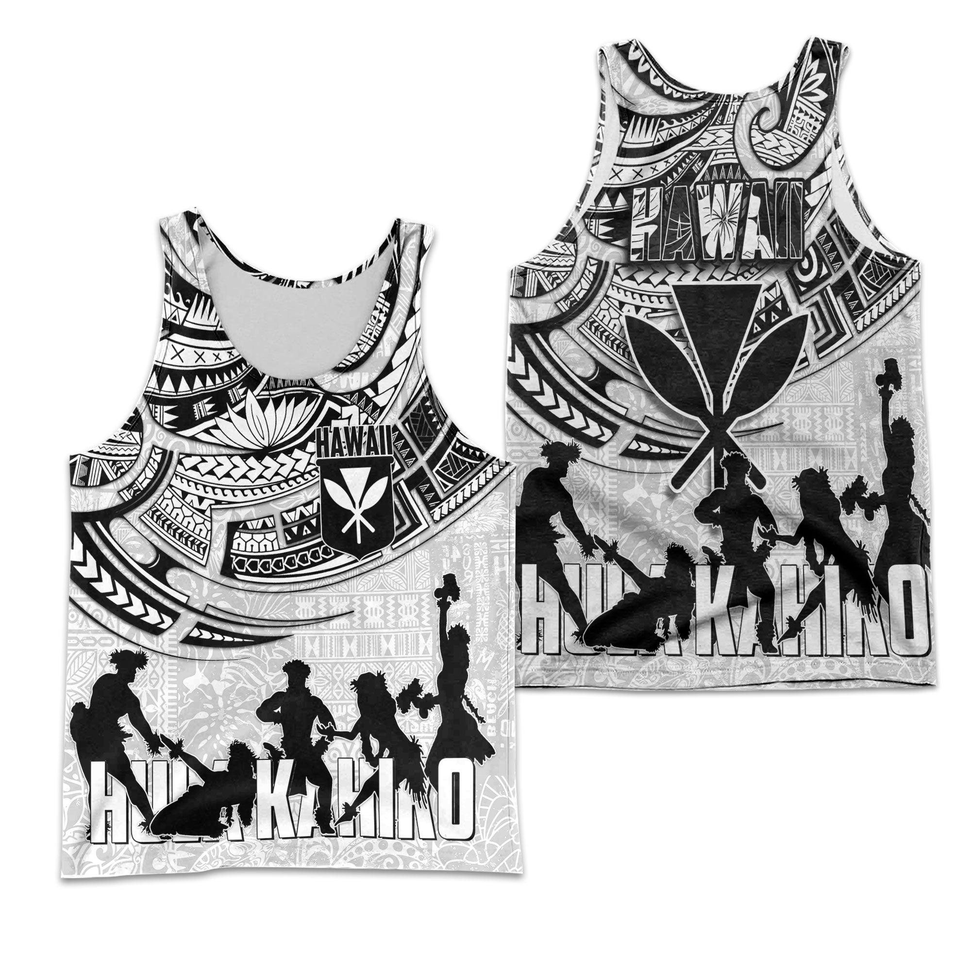 Hawaiian Hula Kahiko Men Tank Top