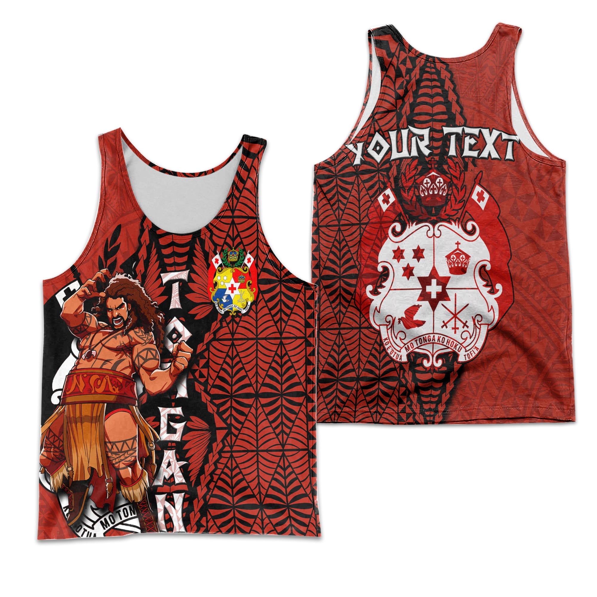 Custom Tonga The Tonga Terror Men Tank Top