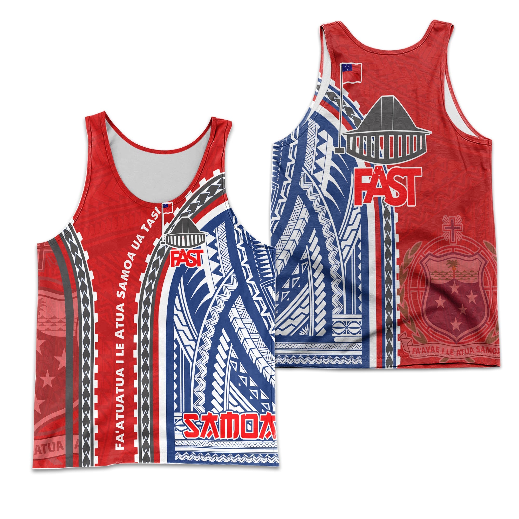 FAST Samoa United in Faith Men Tank Top