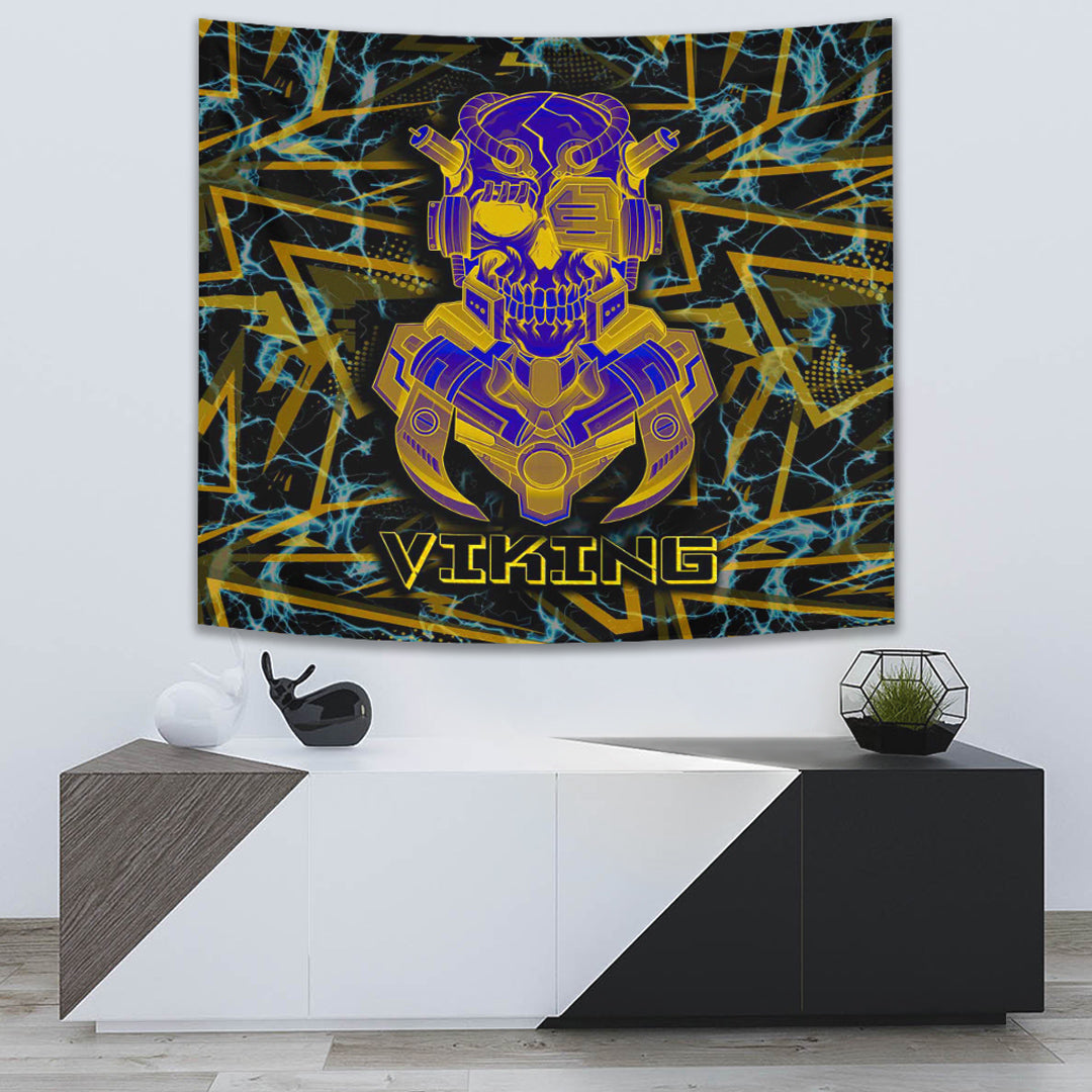 Viking Tapestry 3D Warrior Robo