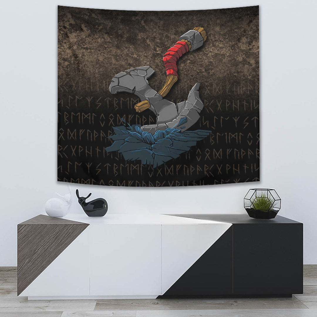 Viking Tapestry Axe Norse Mythology