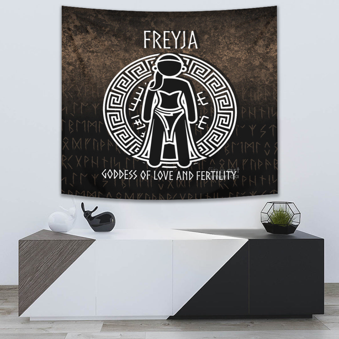 Viking Tapestry Freyja the Goddess of Love and Fertility