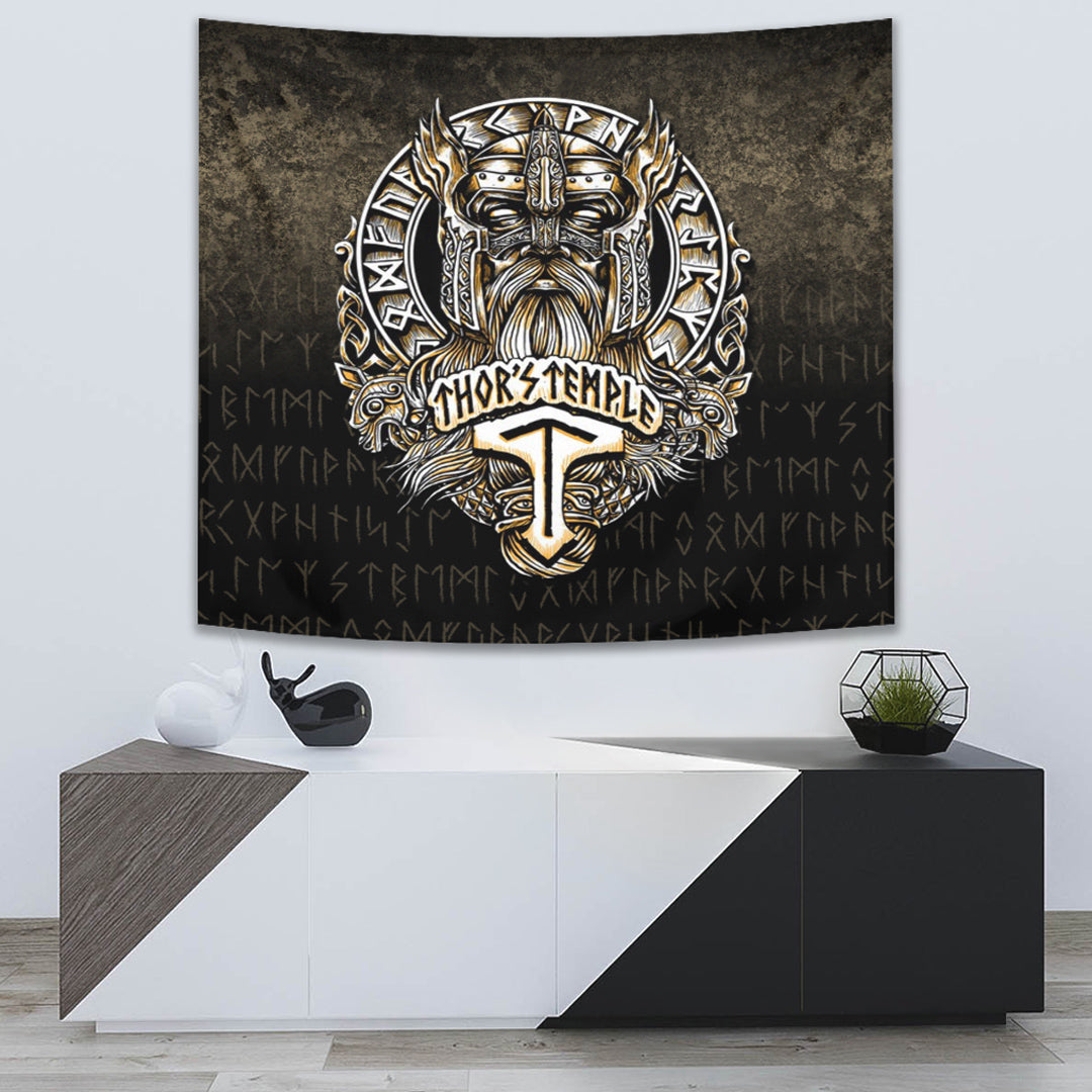Viking Tapestry Thor's Temple