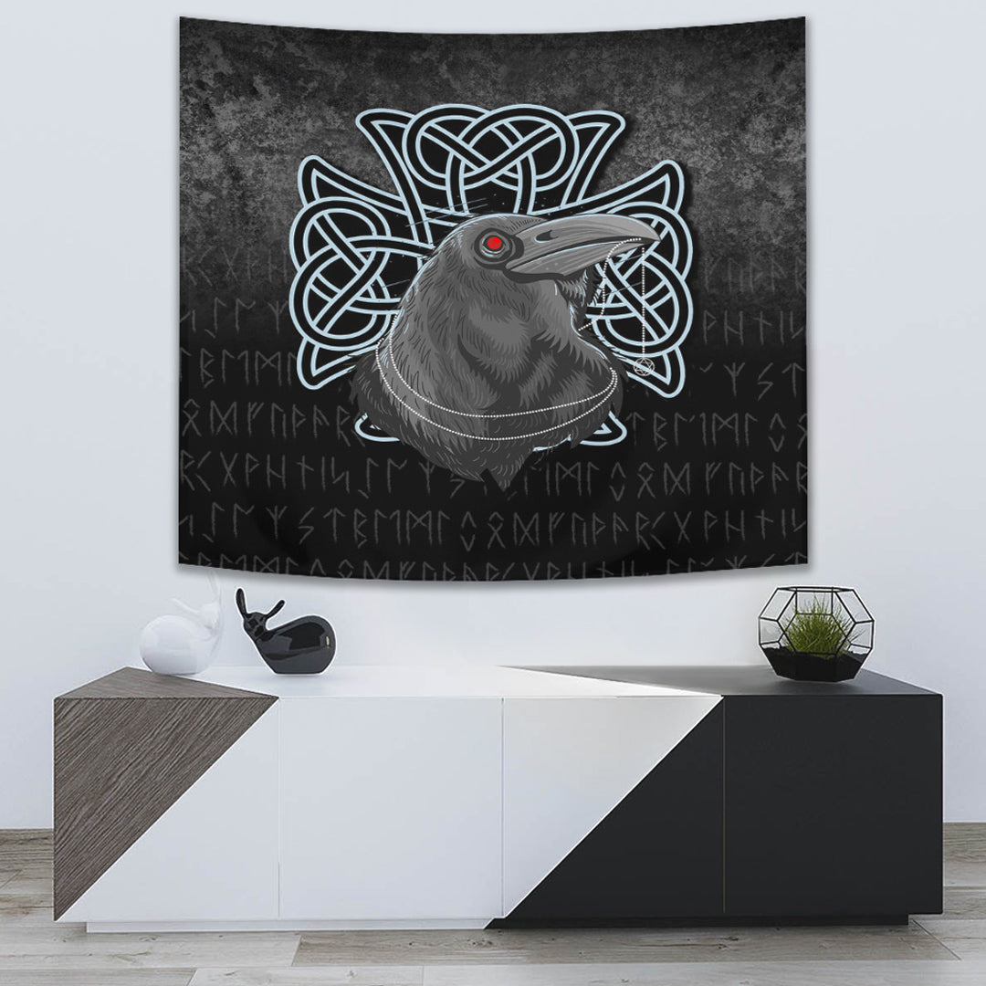 Viking Tapestry Raven Viking Tapestry Warrior Norse