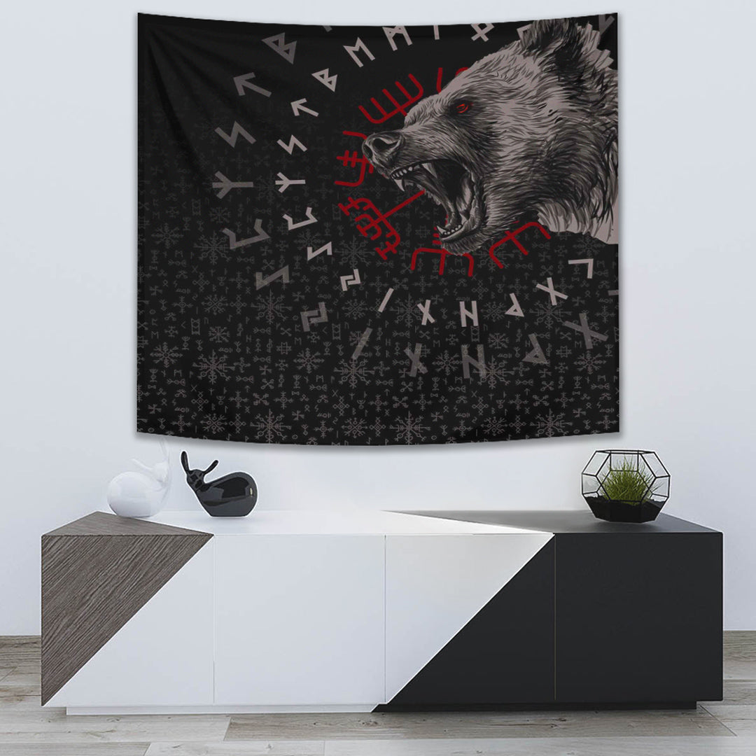 Viking Tapestry Berserler Viking Tapestry Bear