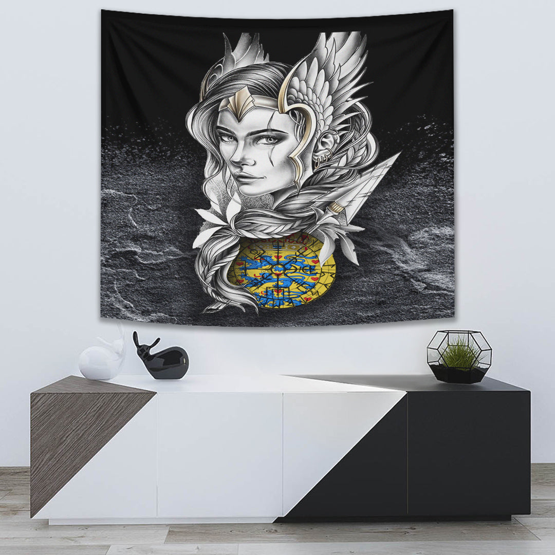 Viking Tapestry Valkyries Denmark