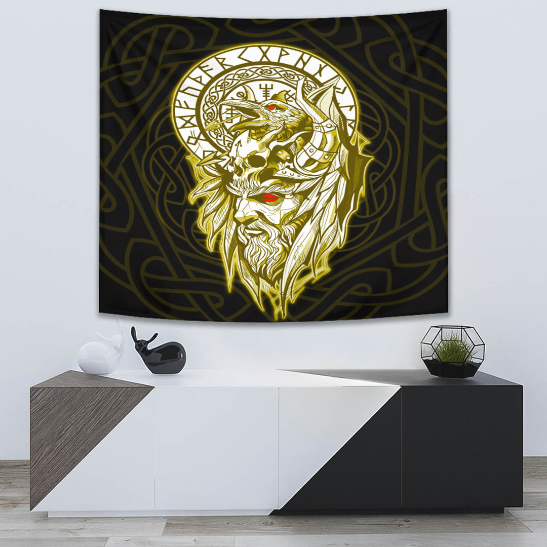 Viking Tapestry Odin Set Gold