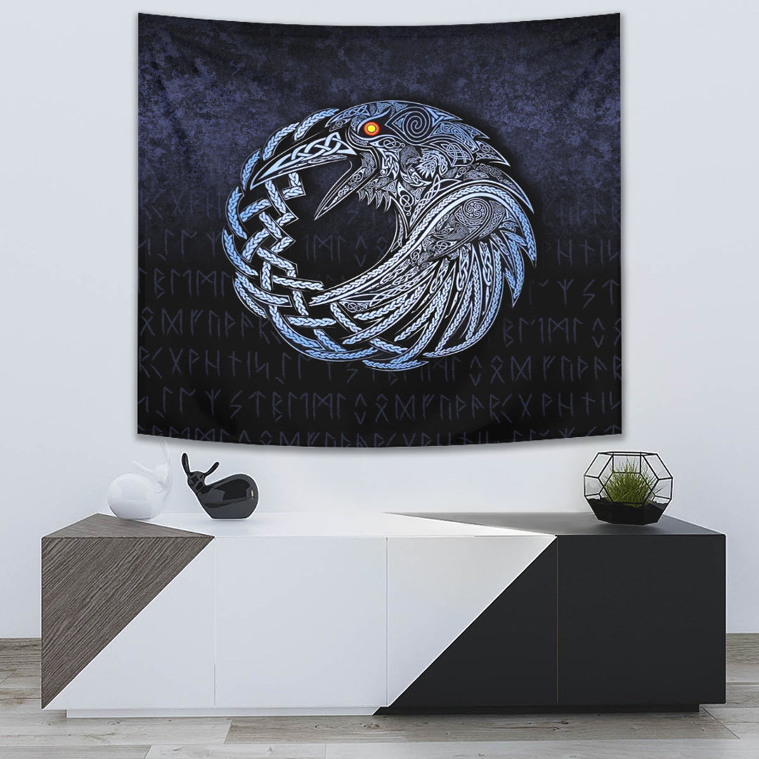Viking Tapestry Raven Special Blue Version