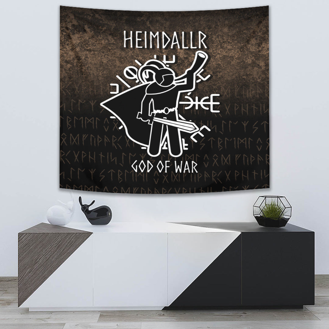 Viking Tapestry Heimdallr God Of War