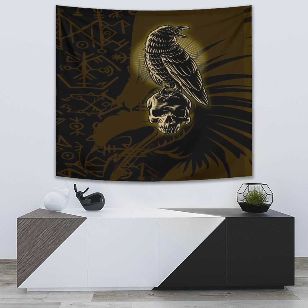 Viking Tapestry Raven Viking Tapestry