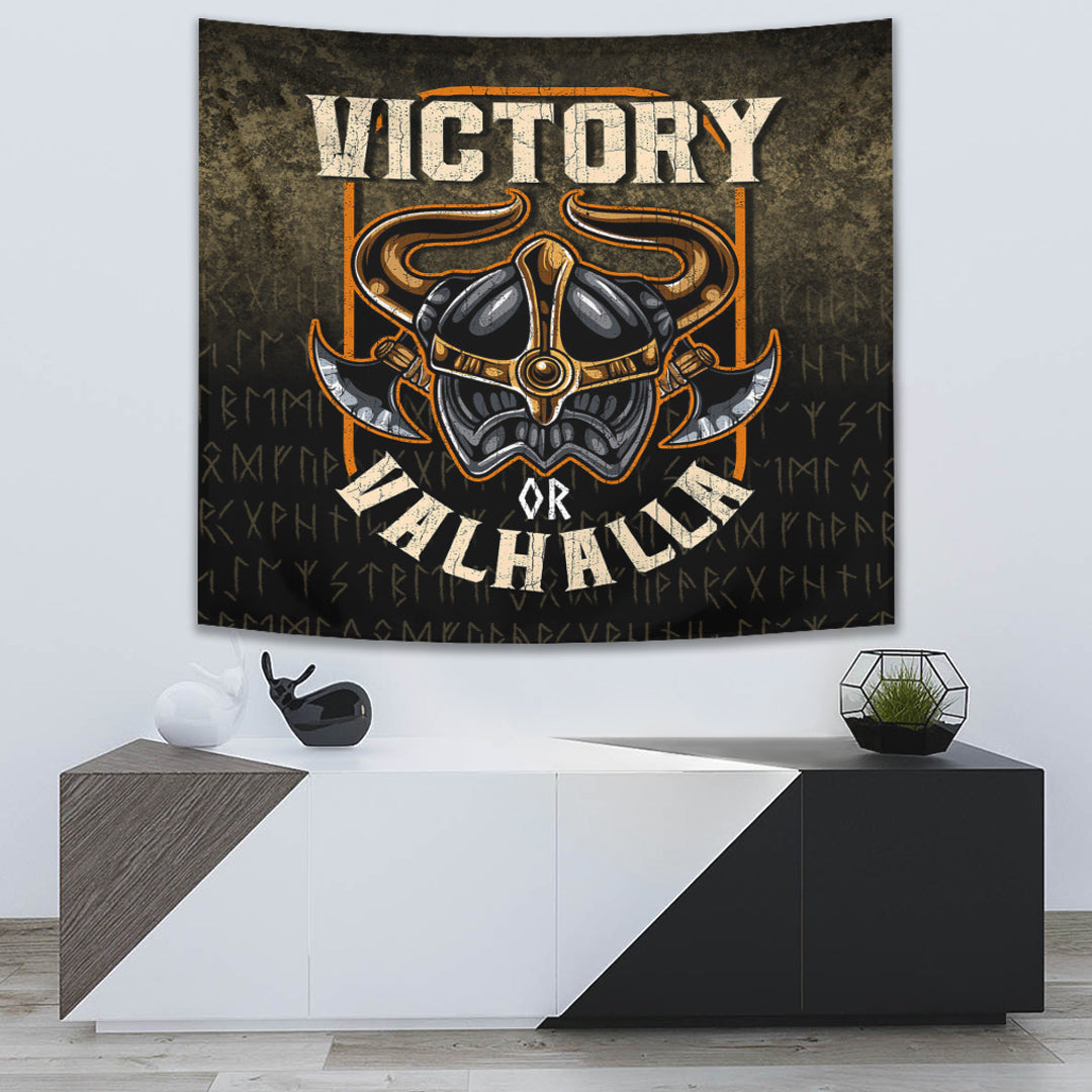 Viking Tapestry Mythology Victory Or Valhalla Norse