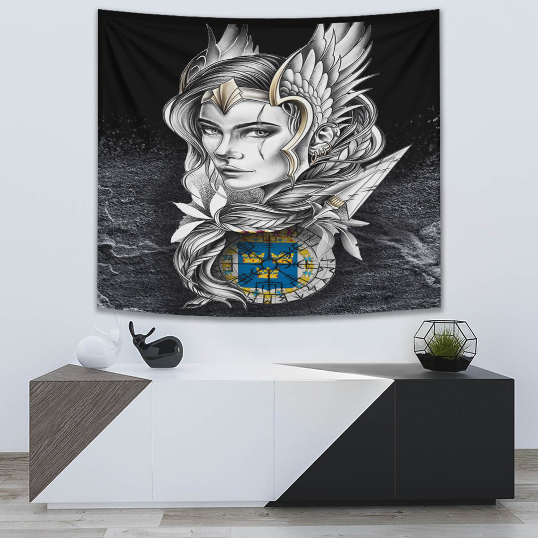 Viking Tapestry Valkyries Sweden
