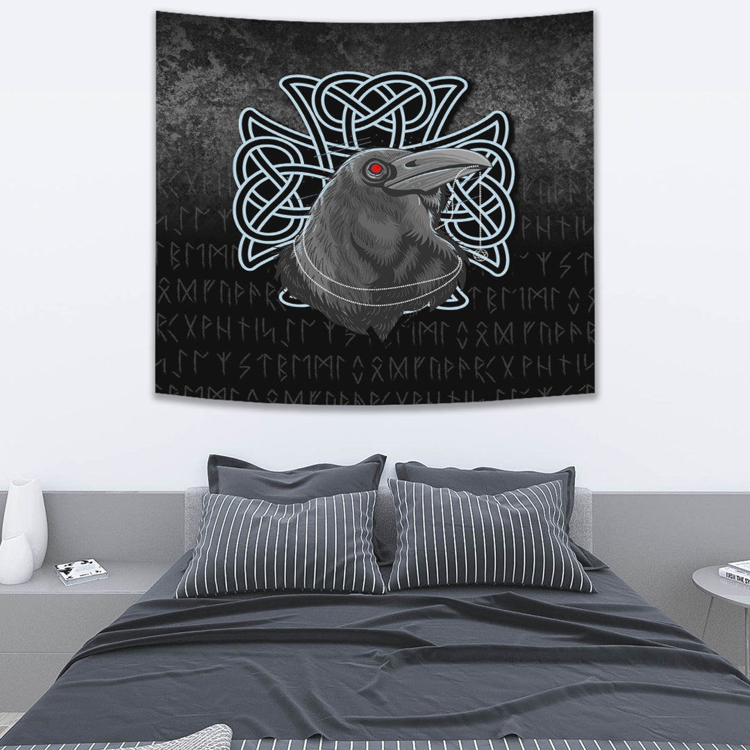 Viking Tapestry Raven Viking Tapestry Warrior Norse