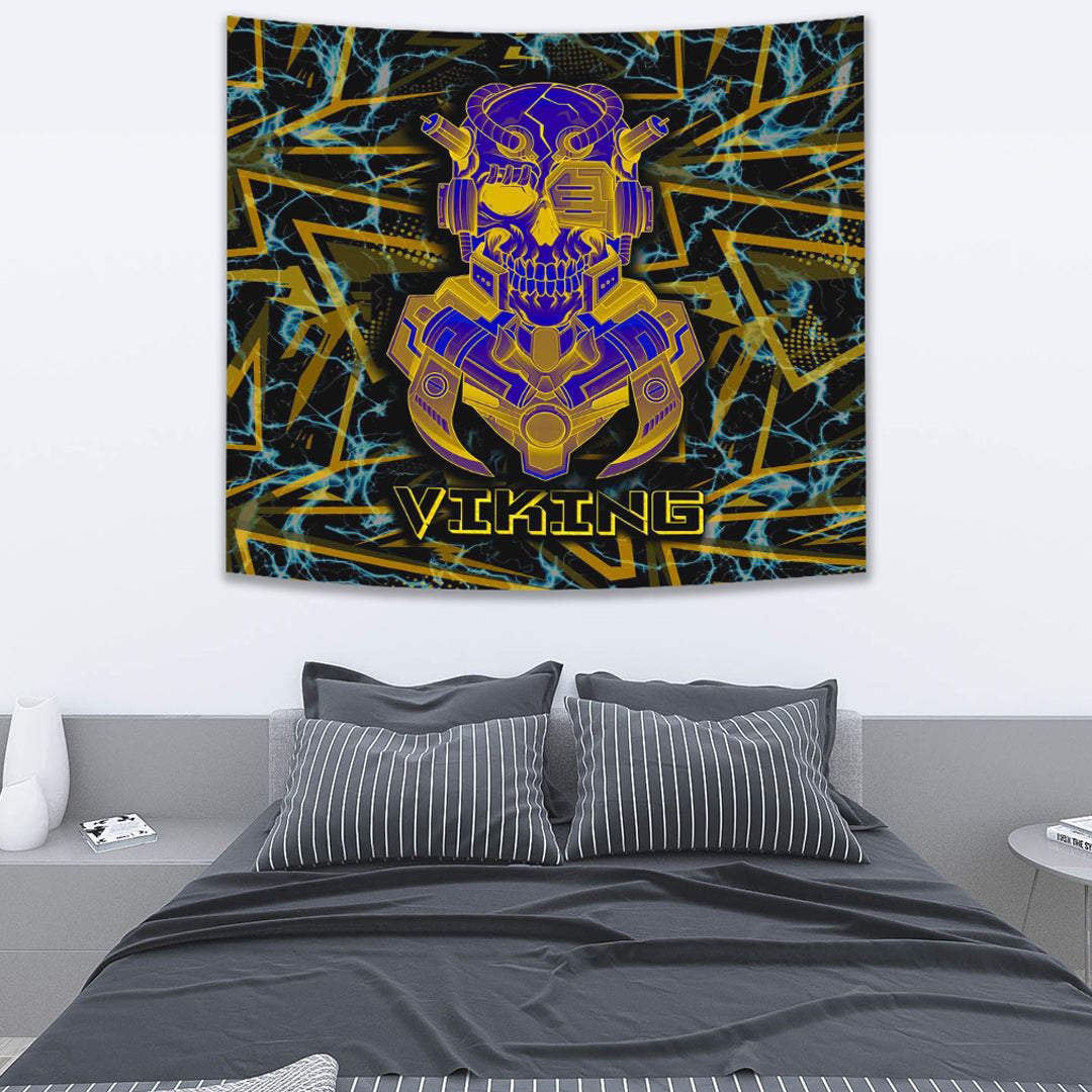 Viking Tapestry 3D Warrior Robo